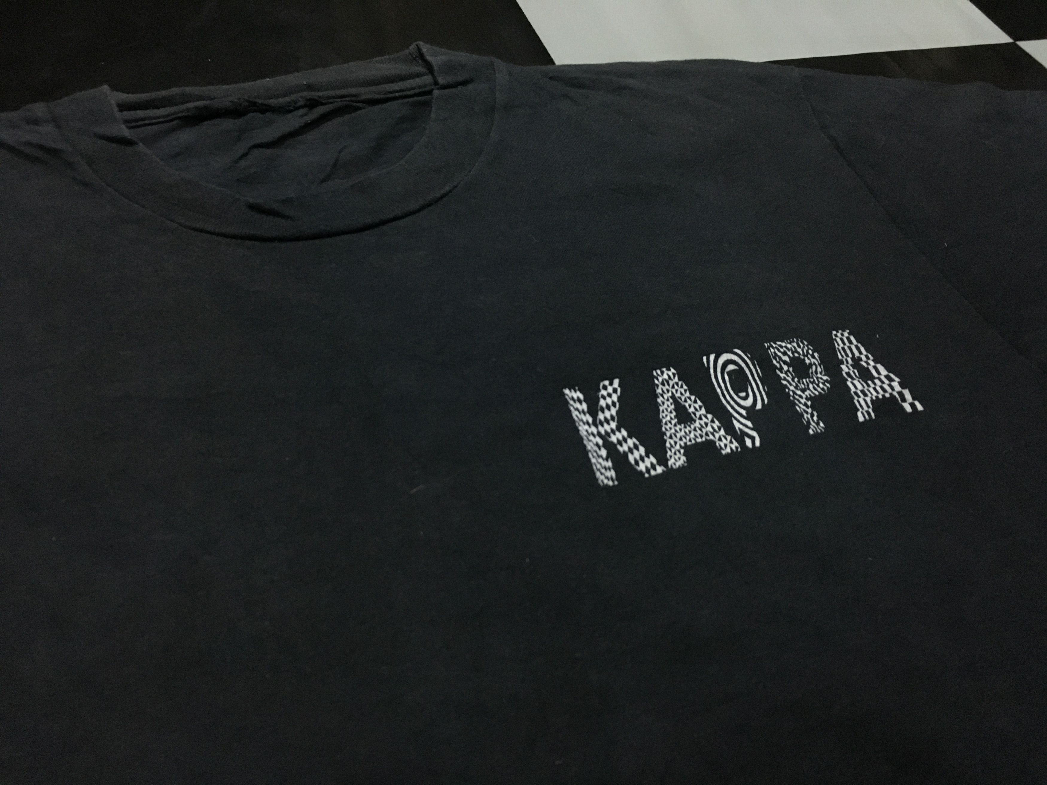 Band Tees × Vintage Vintage Jazz by Kappa shirt Blue Velvet Single stitch Size US L / EU 52-54 / 3 - 5 Thumbnail
