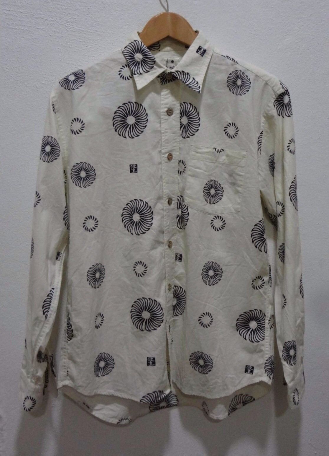 Japanese Brand Full Print Nice Design Shirt Size US M / EU 48-50 / 2 - 1 Thumbnail