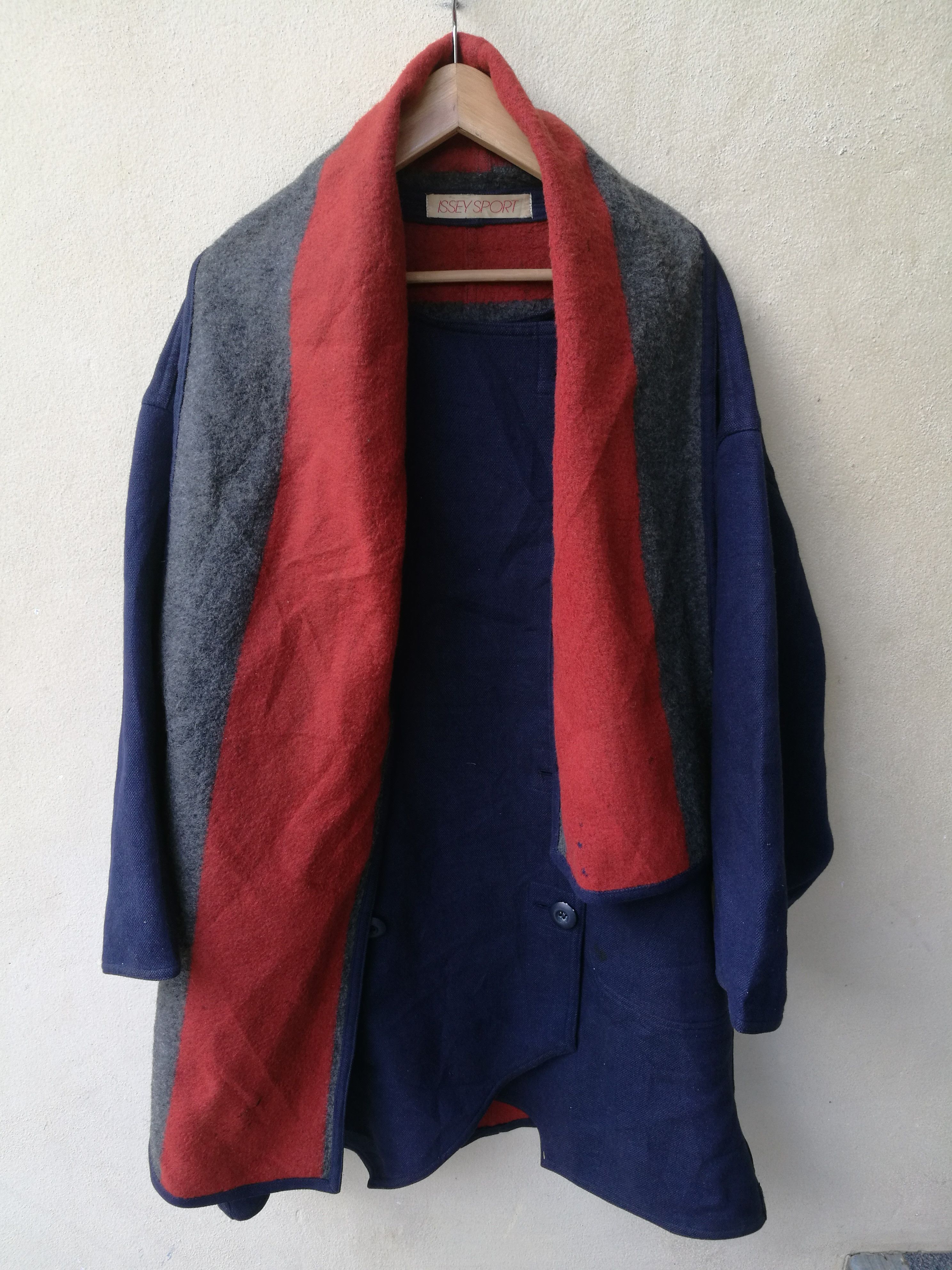 Vintage Issey Miyake Long Trench Coat - J351