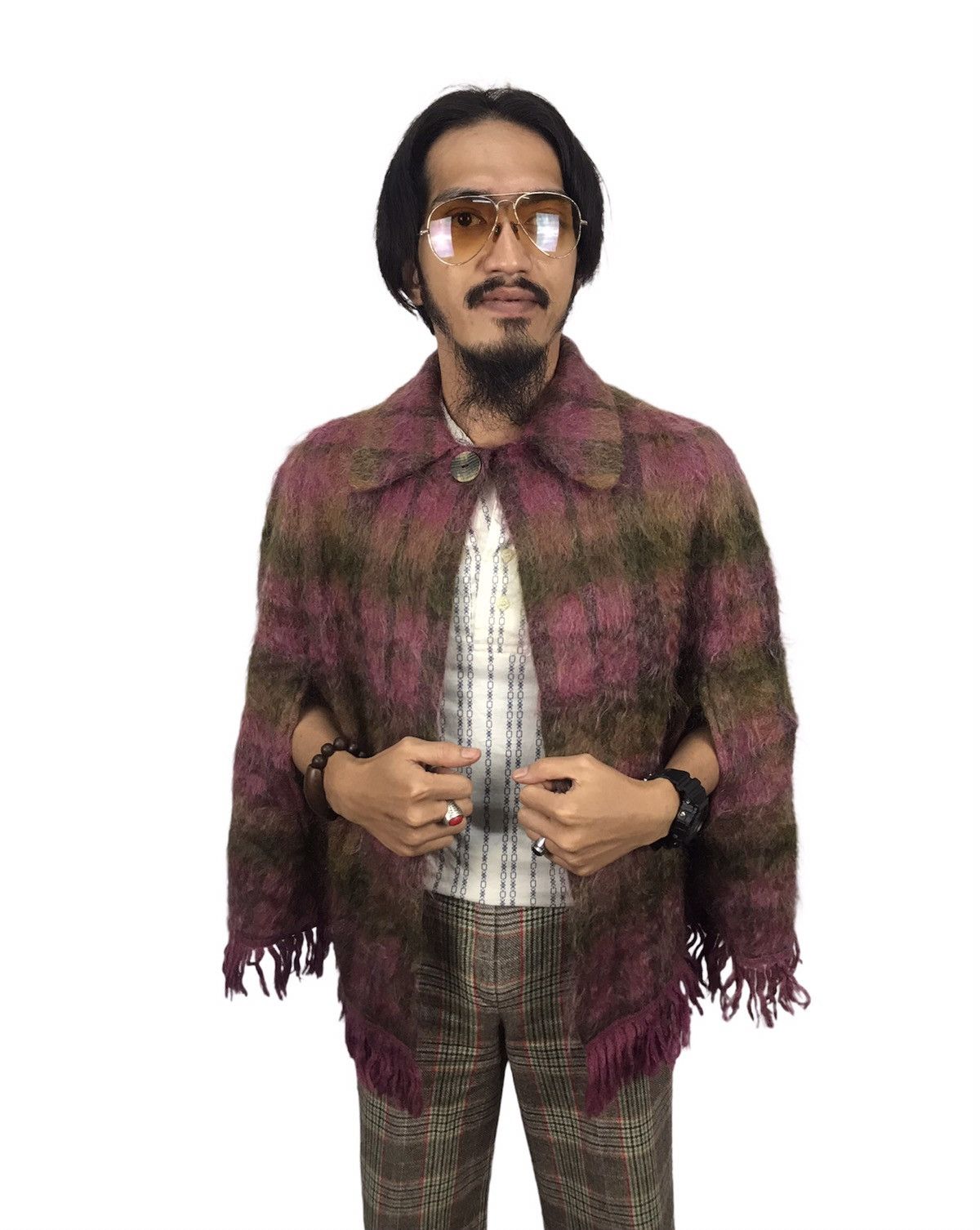 Designer × Vintage Vintage mohair capes by Andrew stewart made in Scotland Size US M / EU 48-50 / 2 - 1 Thumbnail