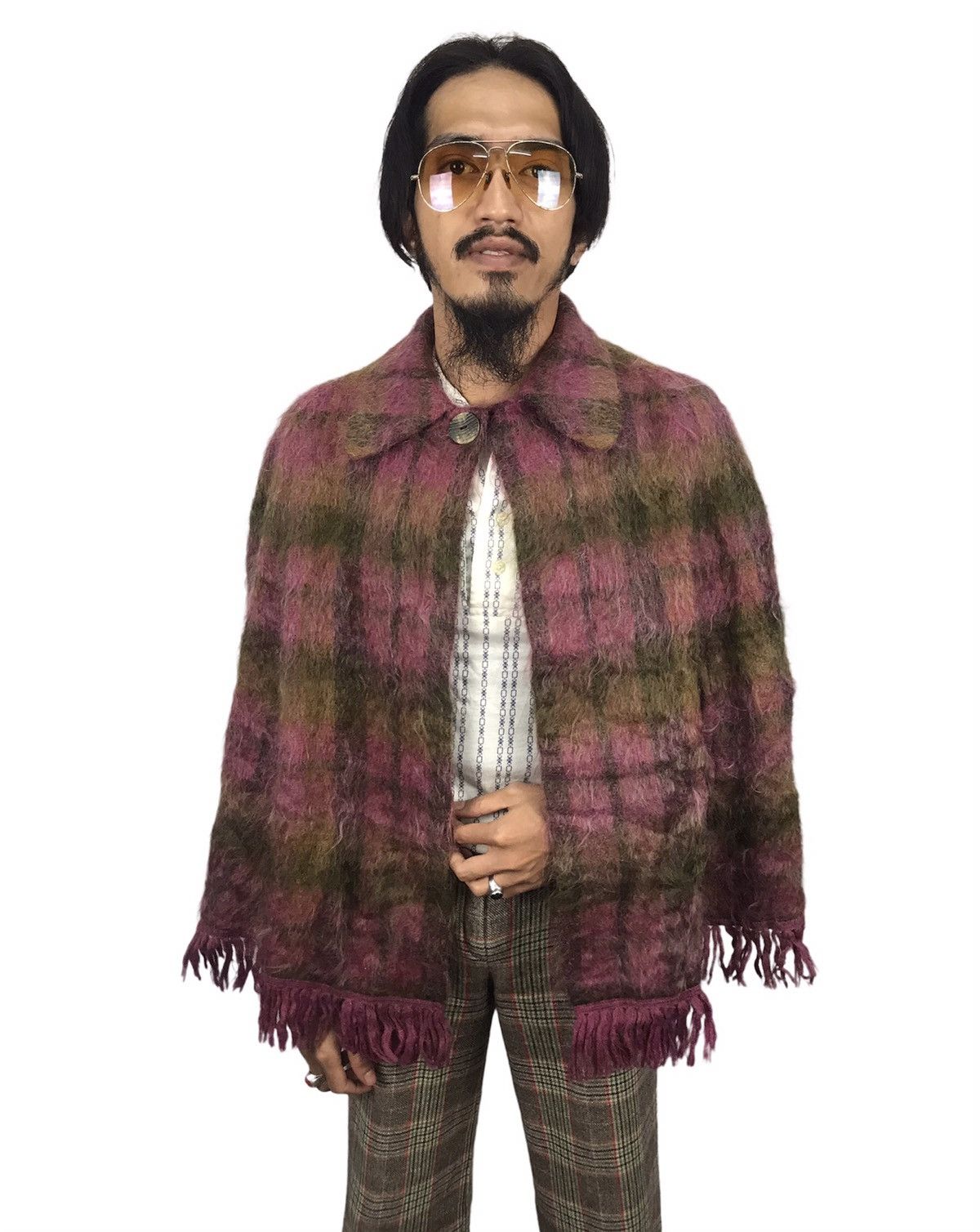 Designer × Vintage Vintage mohair capes by Andrew stewart made in Scotland Size US M / EU 48-50 / 2 - 2 Thumbnail