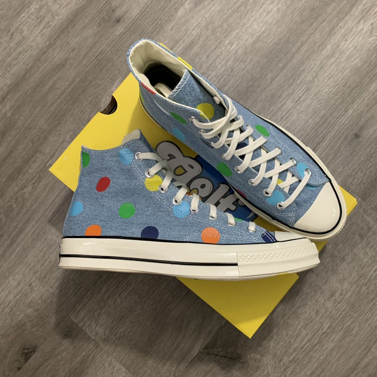 Converse Golf Wang x Converse Chuck Taylor 70 Polka Dot Denim | Grailed