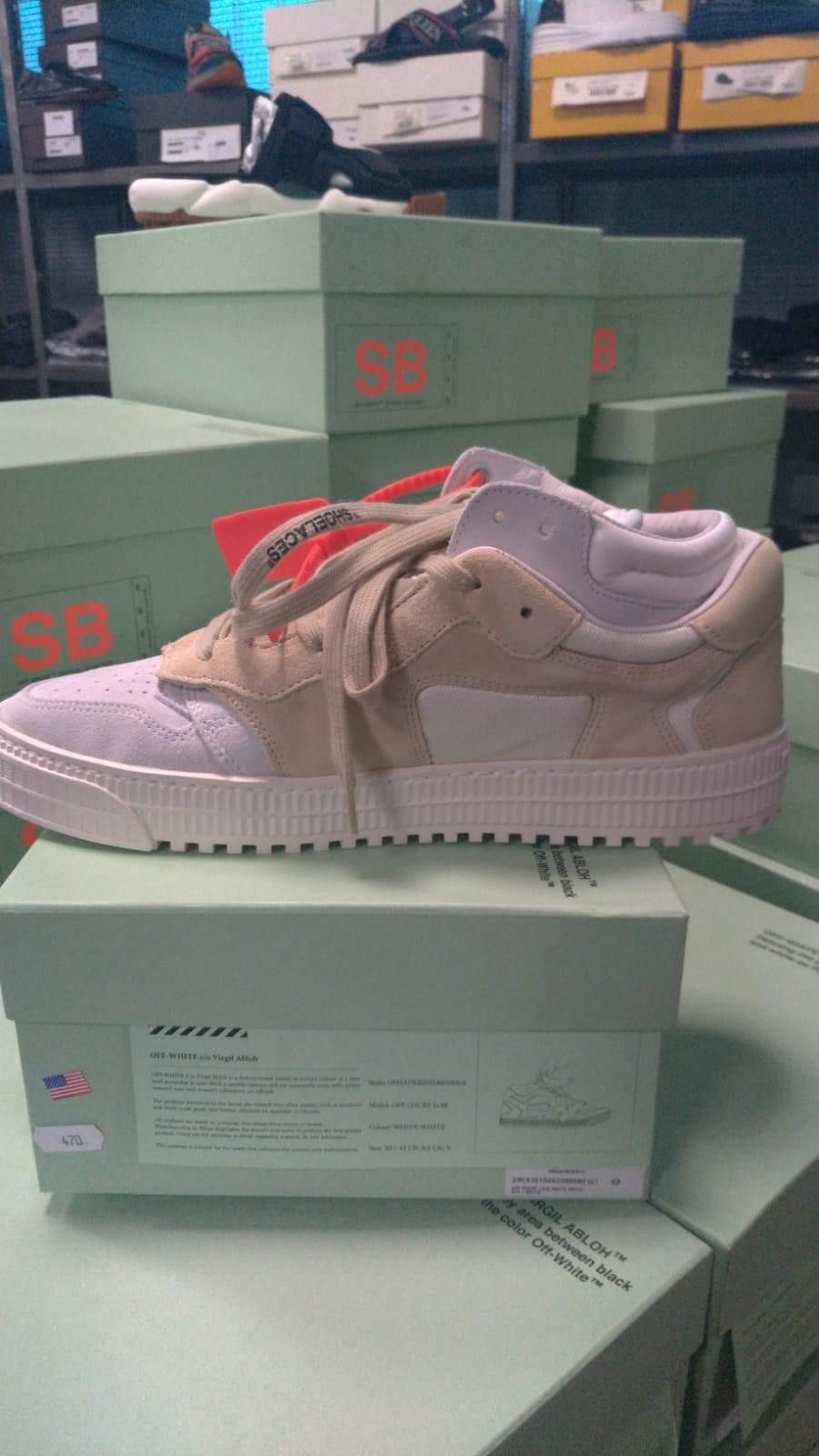 Off-White Low Top Sneakers in White Size US 12 / EU 45 - 3 Thumbnail