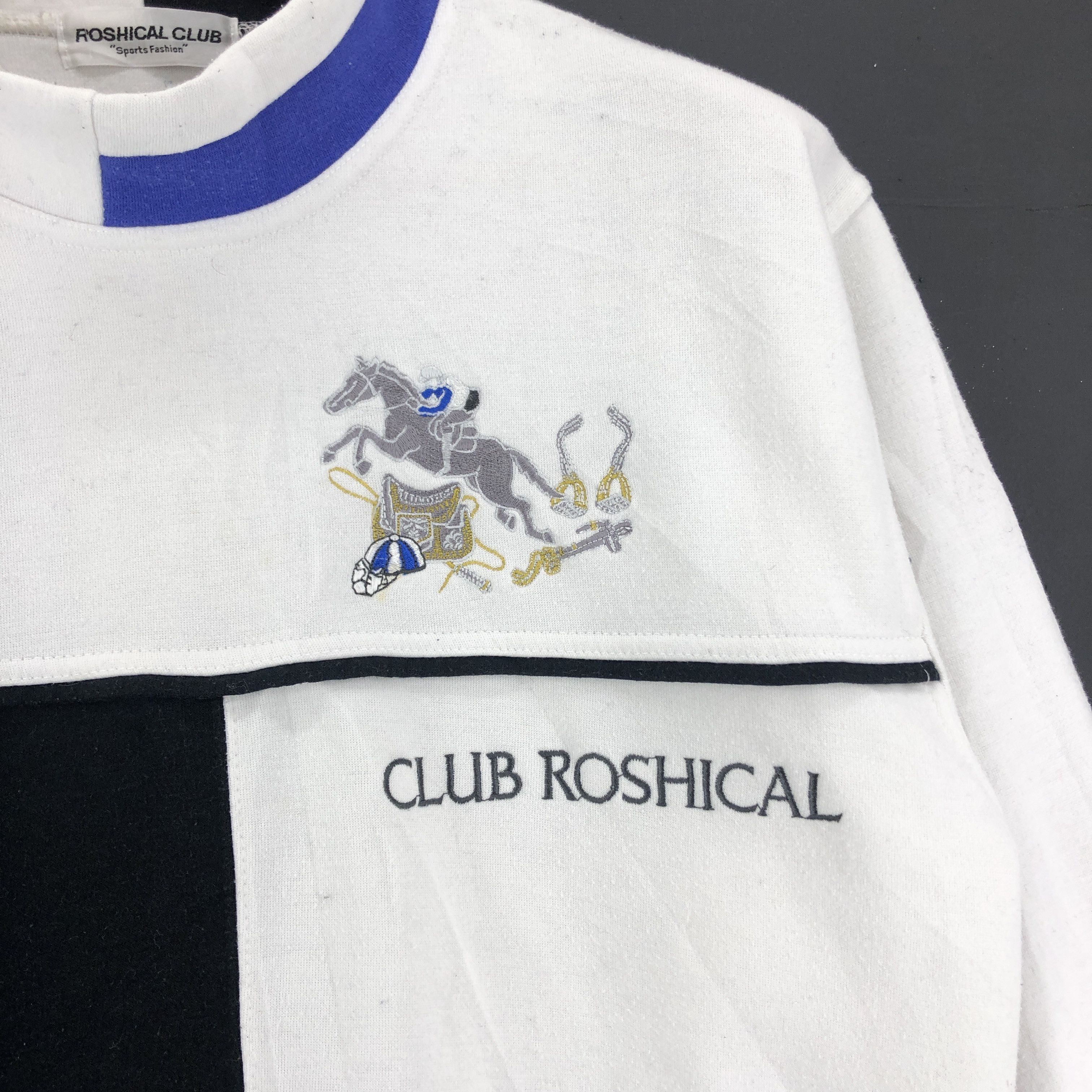 Other ROSHICAL CLUB Crew Neck Sweatshirt #2044-22 Size US S / EU 44-46 / 1 - 3 Thumbnail
