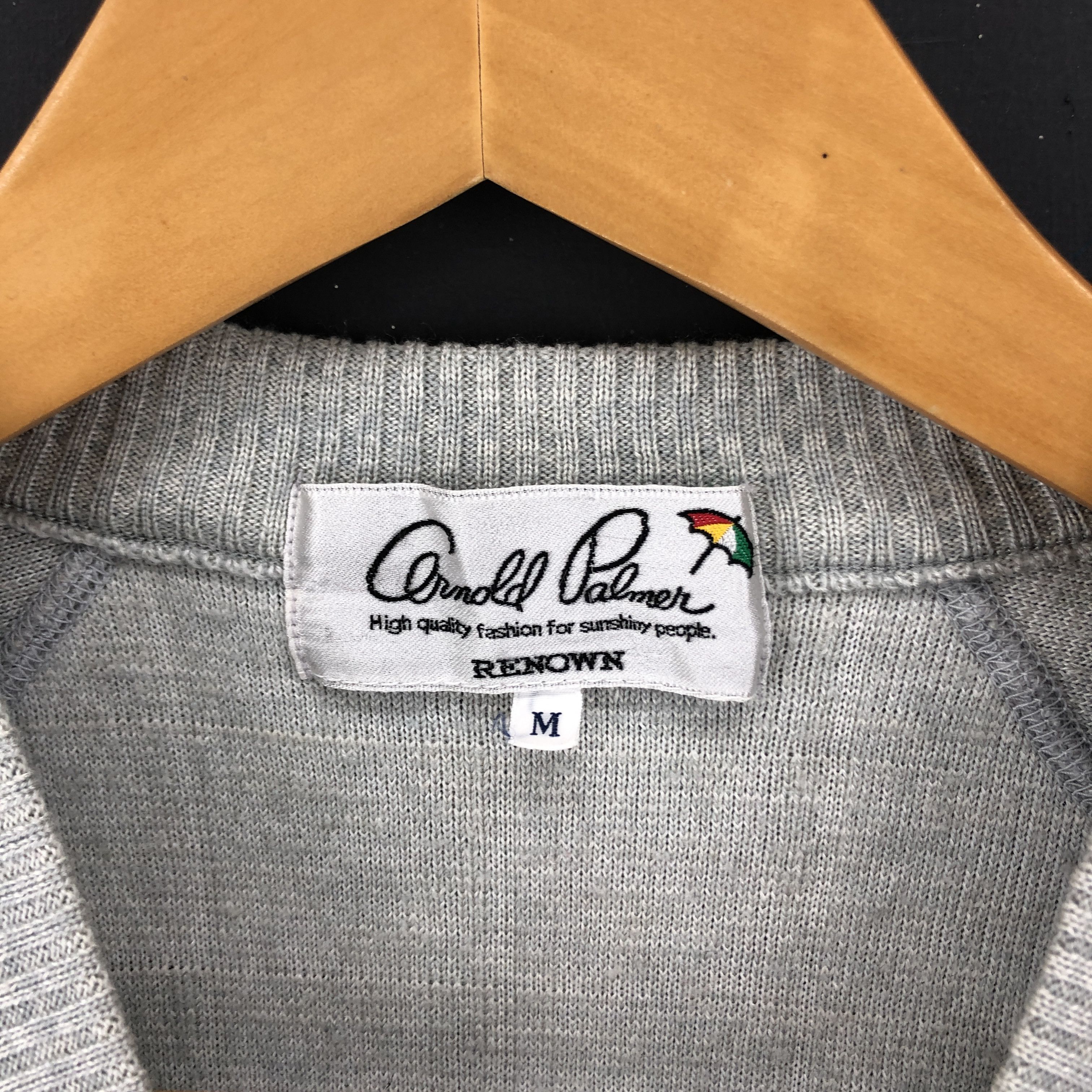 RENOWN ARNOLD PALMER V Neck Sweatshirt #1889-47 Size US S / EU 44-46 / 1 - 4 Thumbnail