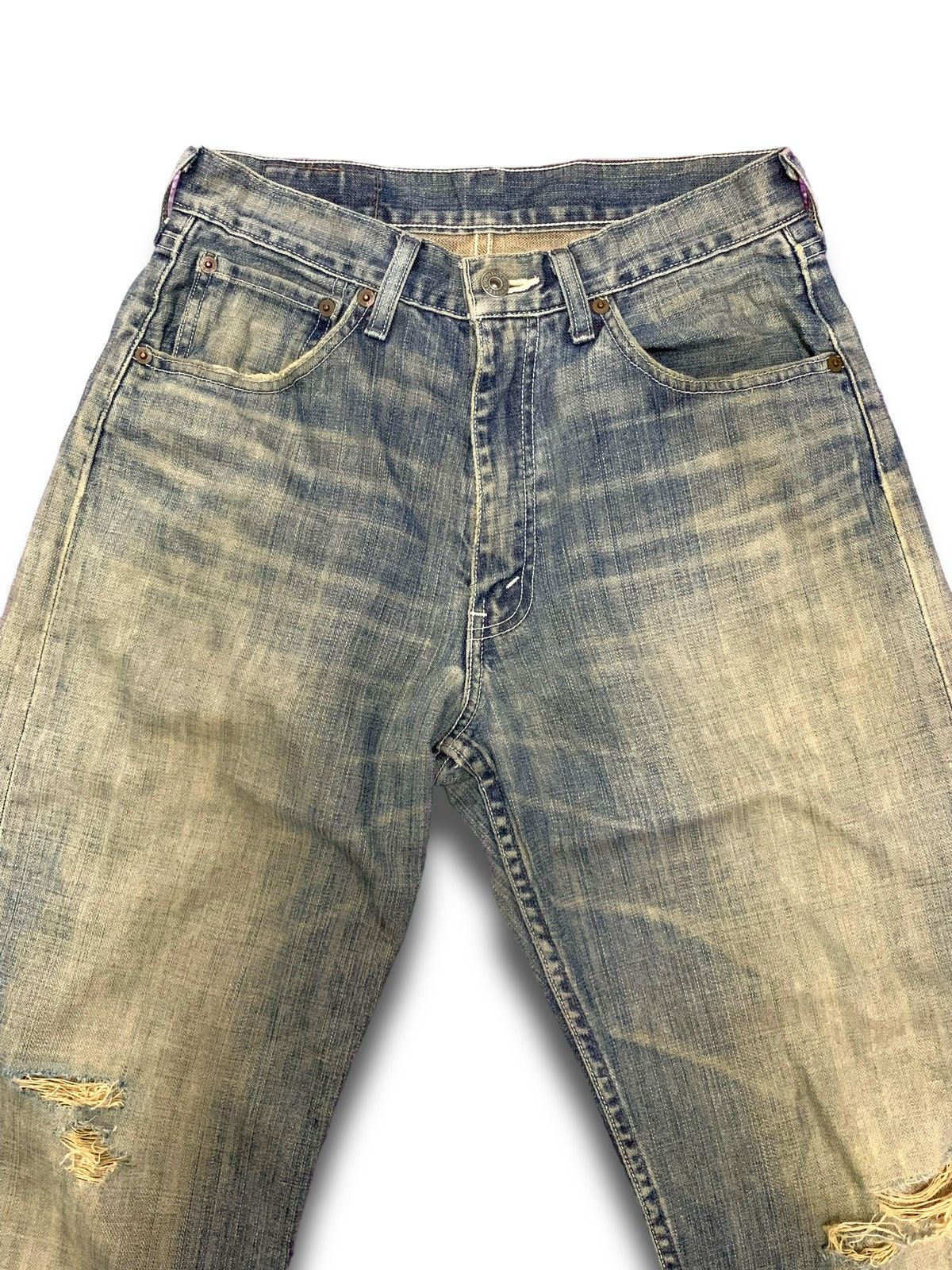Levi's × Vintage Crazy Vintage Levis Distressed 504 Size US 29 - 6 Thumbnail