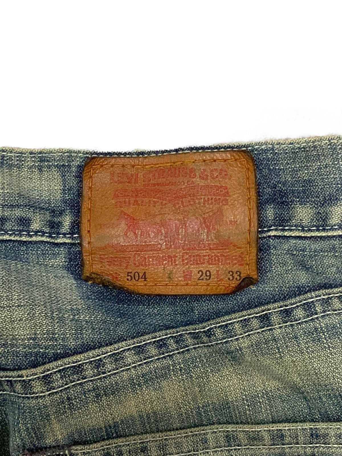 Levi's × Vintage Crazy Vintage Levis Distressed 504 Size US 29 - 7 Thumbnail