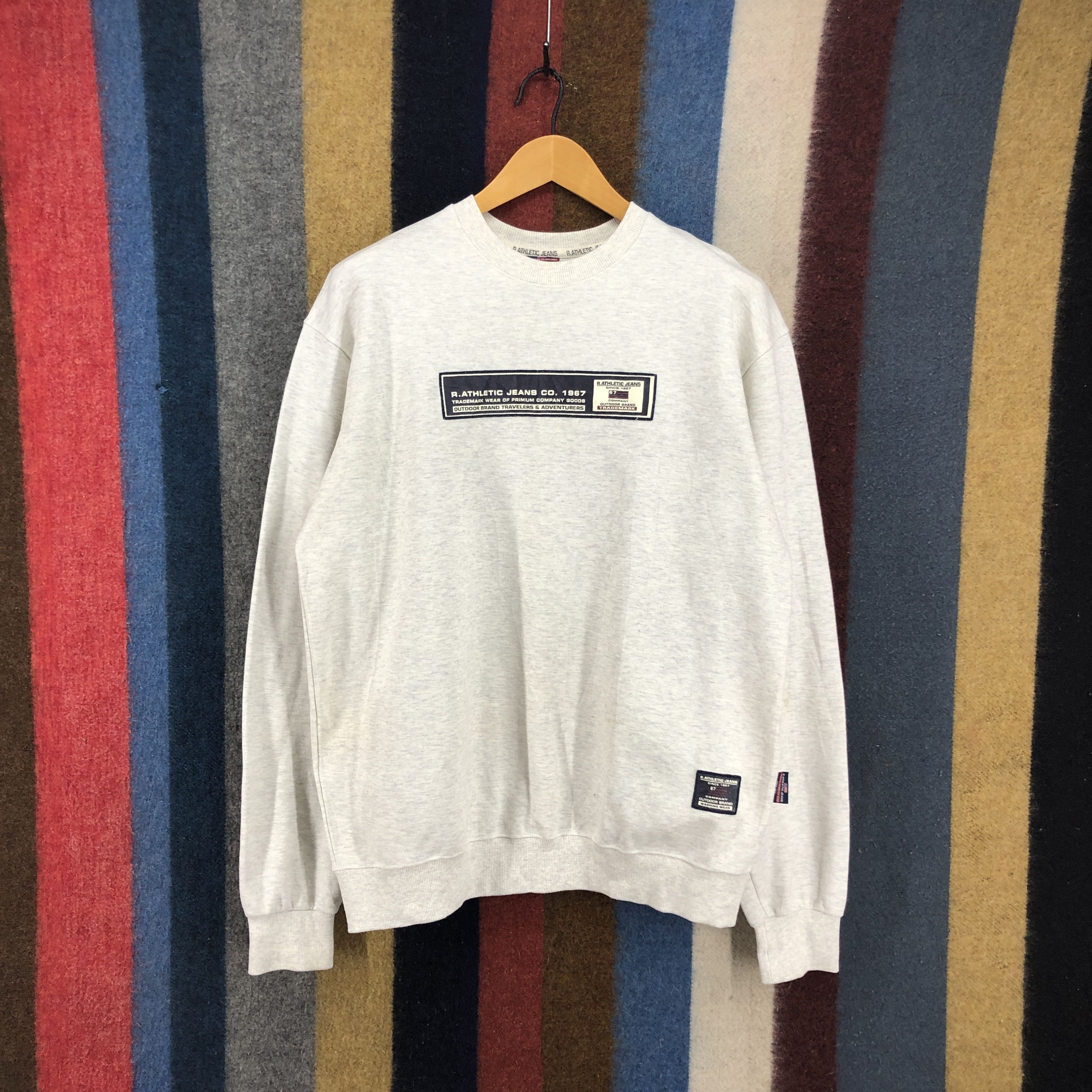 Other R. ATHLETIC JEANS Crew Neck Sweatshirt #0651/AB Size US L / EU 52-54 / 3 - 1 Thumbnail