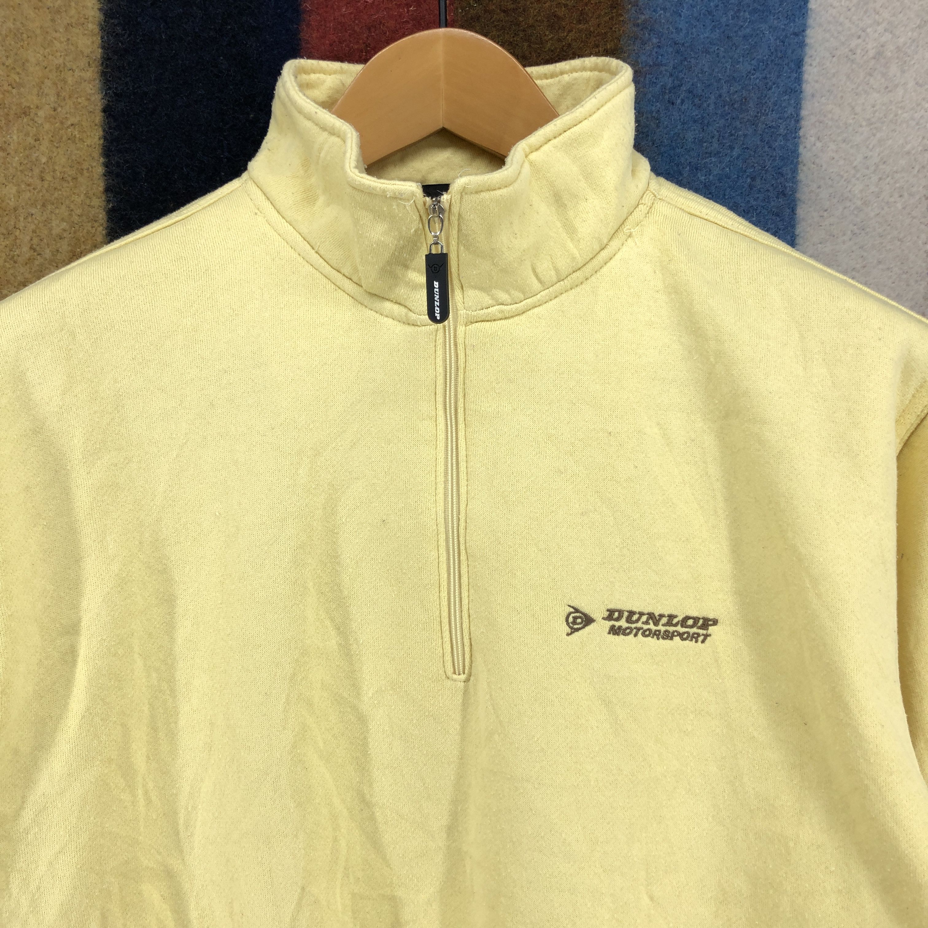 Dunlop DUNLOP MOTORSPORT Turtle Neck Sweatshirt #0643/AB Size US L / EU 52-54 / 3 - 3 Thumbnail