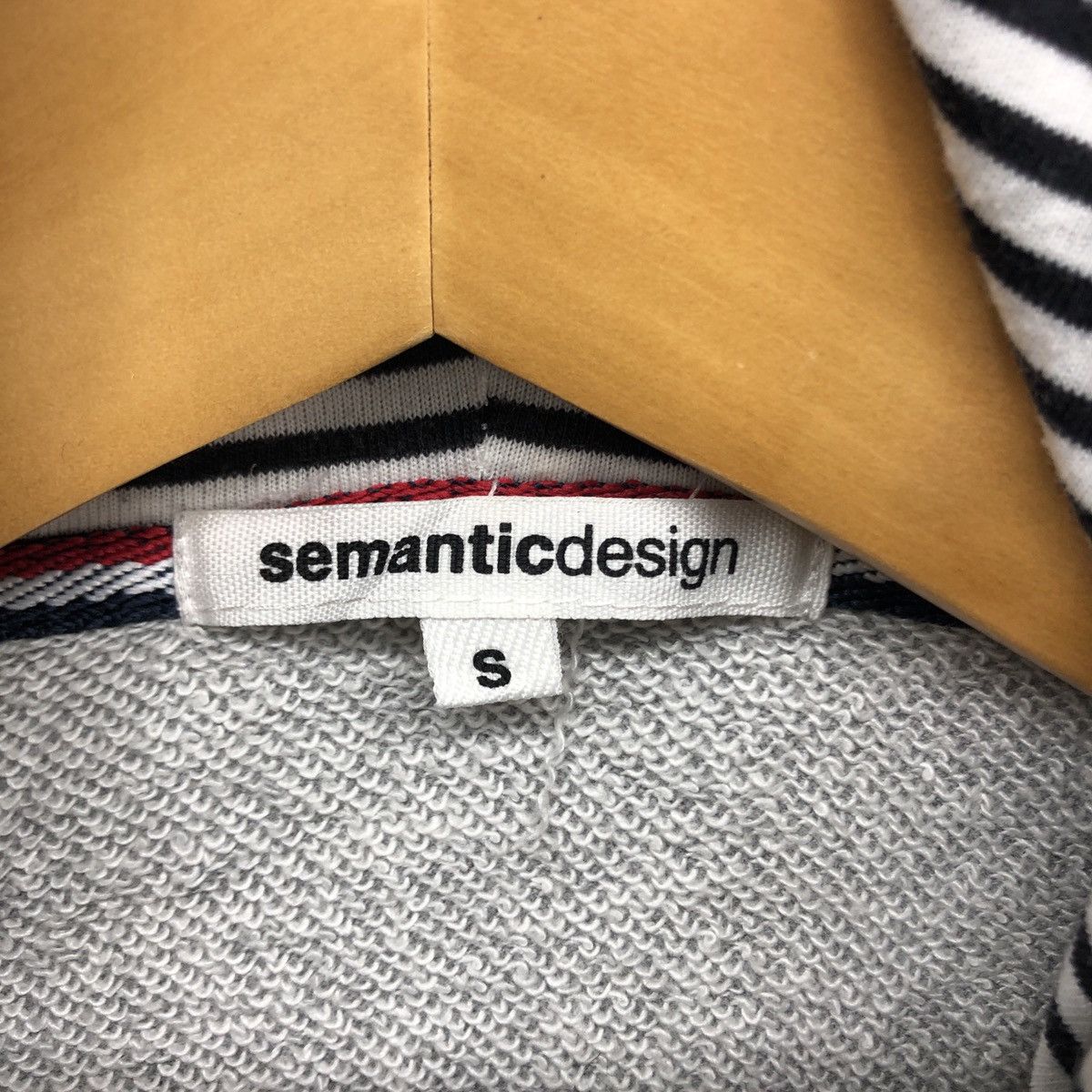 semanticdesign SEMANTIC DESIGN Color Block Zipper Hoodie #1016-35 Size US S / EU 44-46 / 1 - 4 Thumbnail