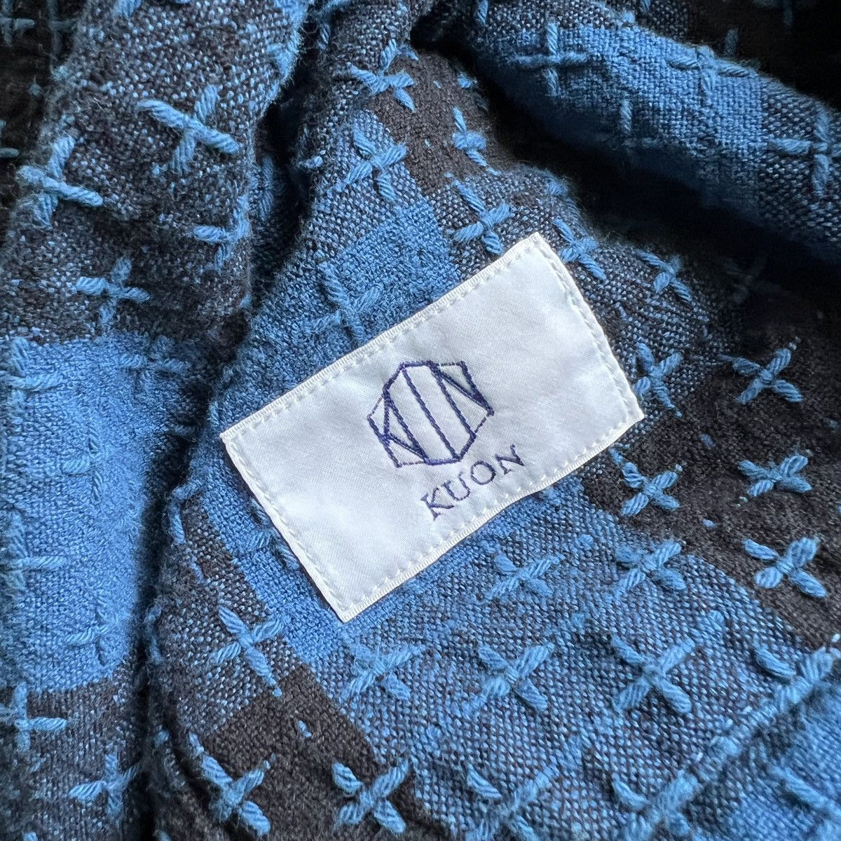 KUON Kuon Kountry Sashiko Aizome Coverall Jacket Size US L / EU 52-54 / 3 - 8 Thumbnail