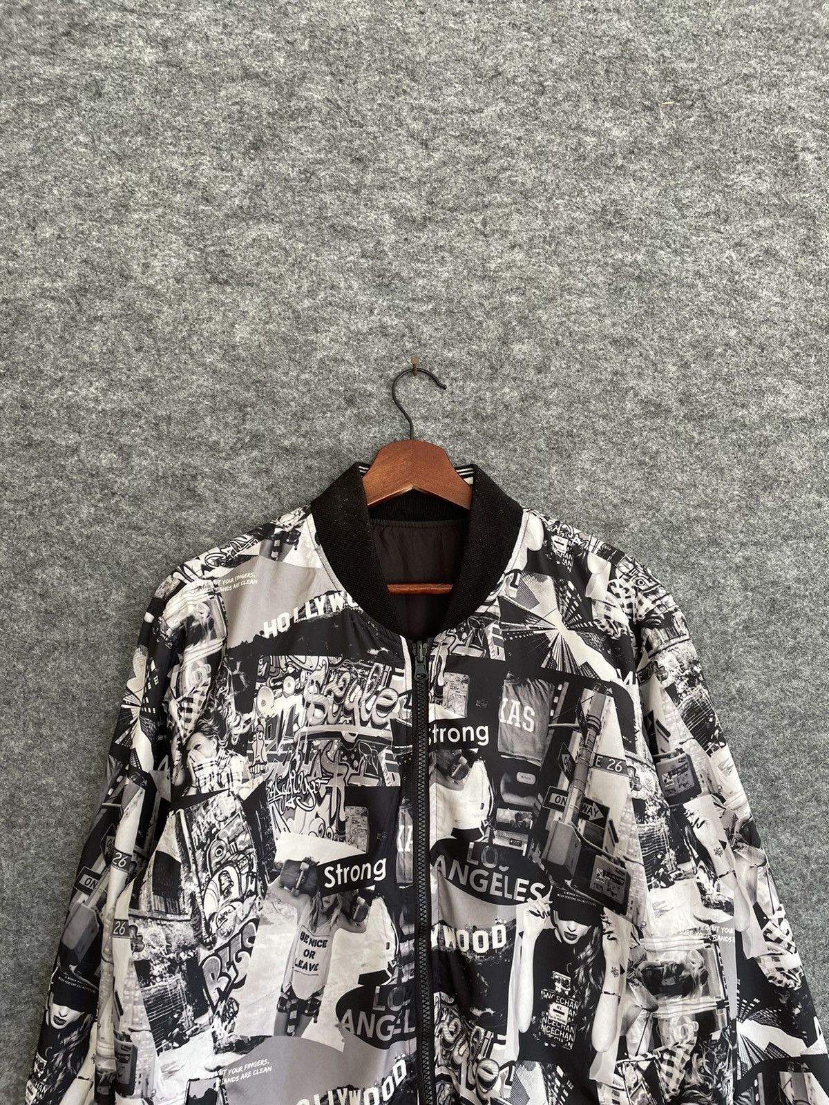 Japanese Brand BROWNY VINTAGE OVERPRINTED BOMBER Size US L / EU 52-54 / 3 - 2 Thumbnail