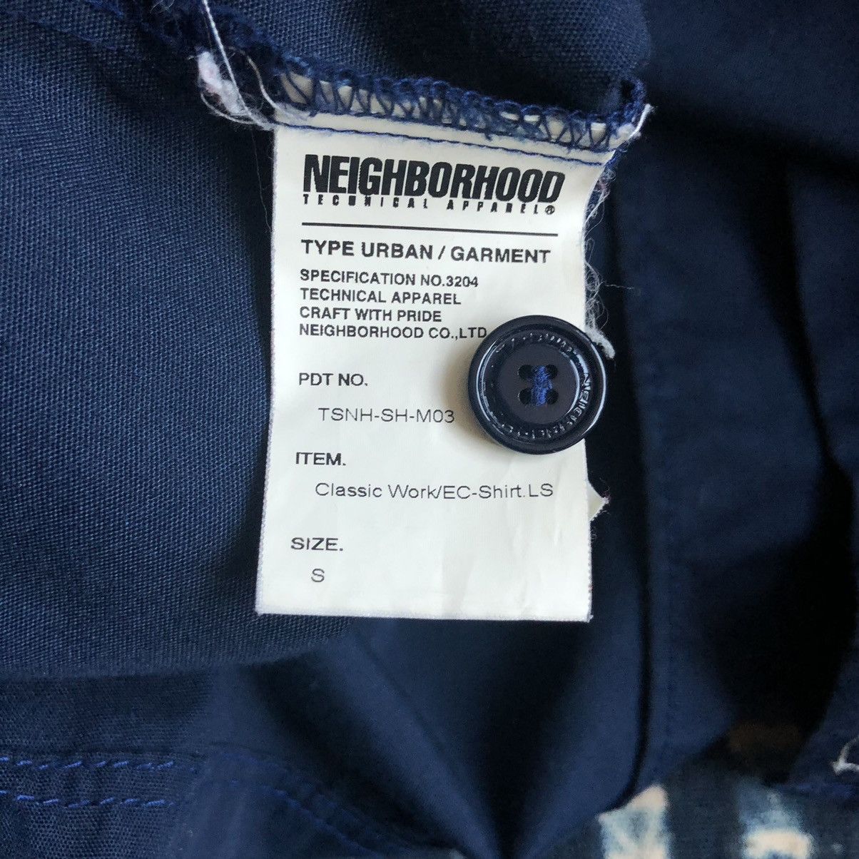 Neighborhood Neighborhood Archive Classic work shirt S Size US S / EU 44-46 / 1 - 7 Thumbnail