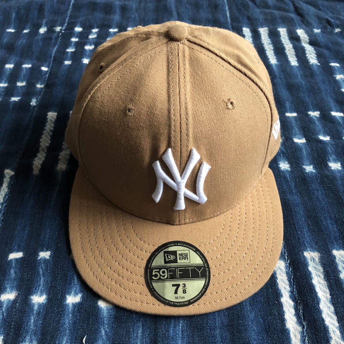 New York Yankees New York Yankees Logo New Era Cap 3/8 7 – 90s Vintage Size ONE SIZE - 1 Thumbnail