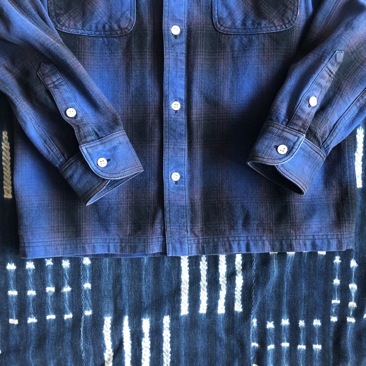 Wtaps Wtaps Archive AW09 Vatos Ombre Check Shirt Size US S / EU 44-46 / 1 - 3 Thumbnail