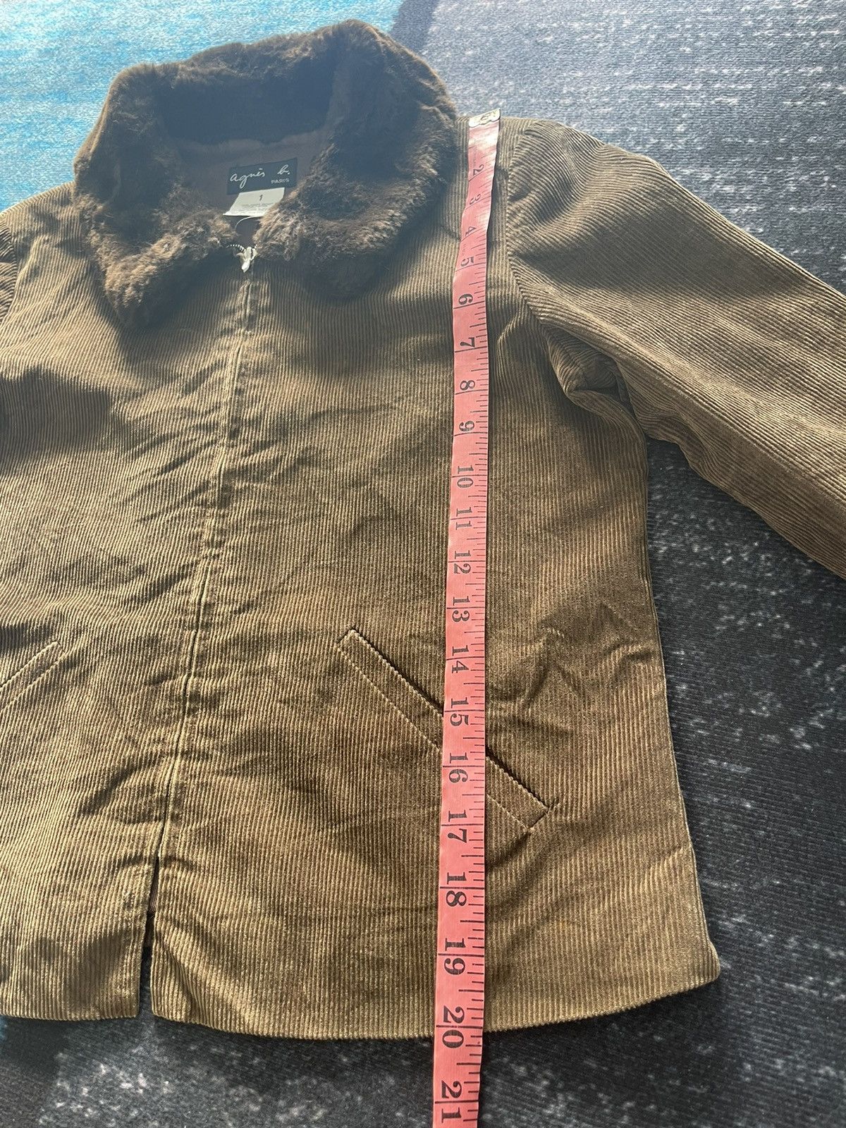 agnes b. VINTAGE AGNES.B RIRI ZIP QUDROY JACKET Size S / US 4 / IT 40 - 13 Thumbnail