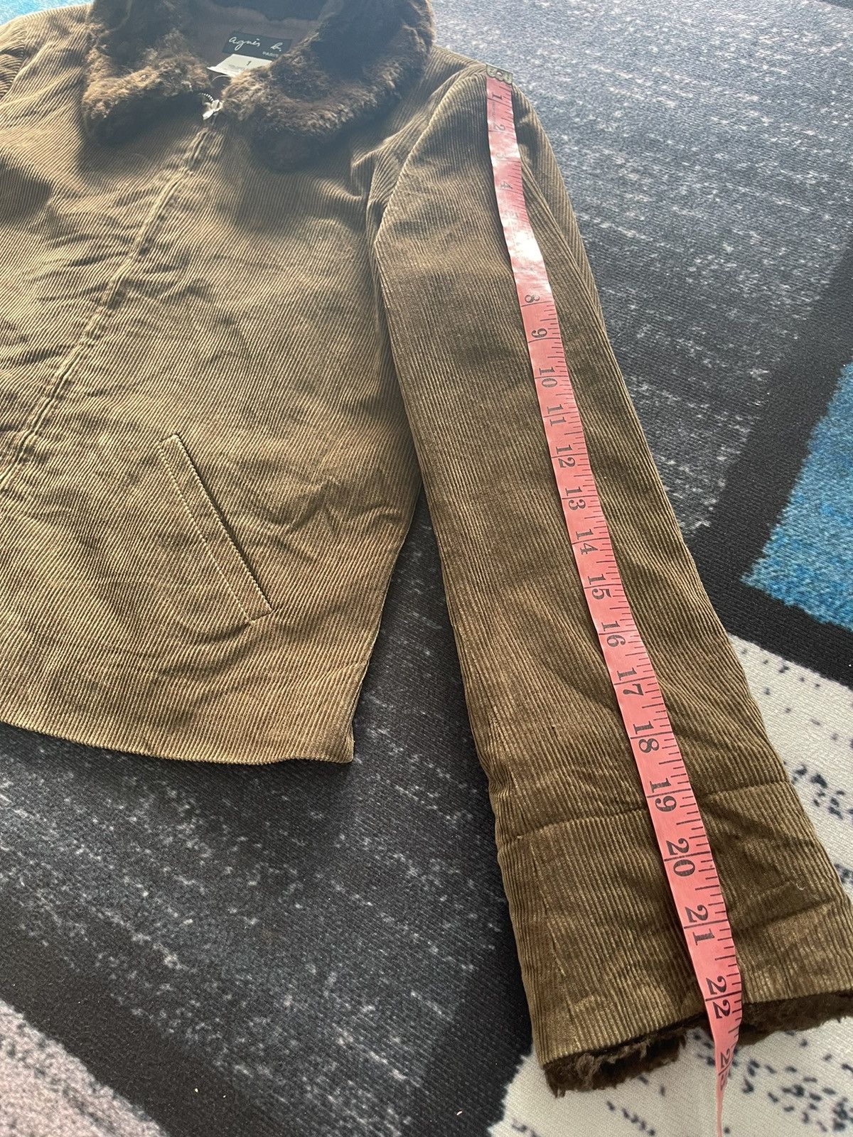 agnes b. VINTAGE AGNES.B RIRI ZIP QUDROY JACKET Size S / US 4 / IT 40 - 15 Thumbnail