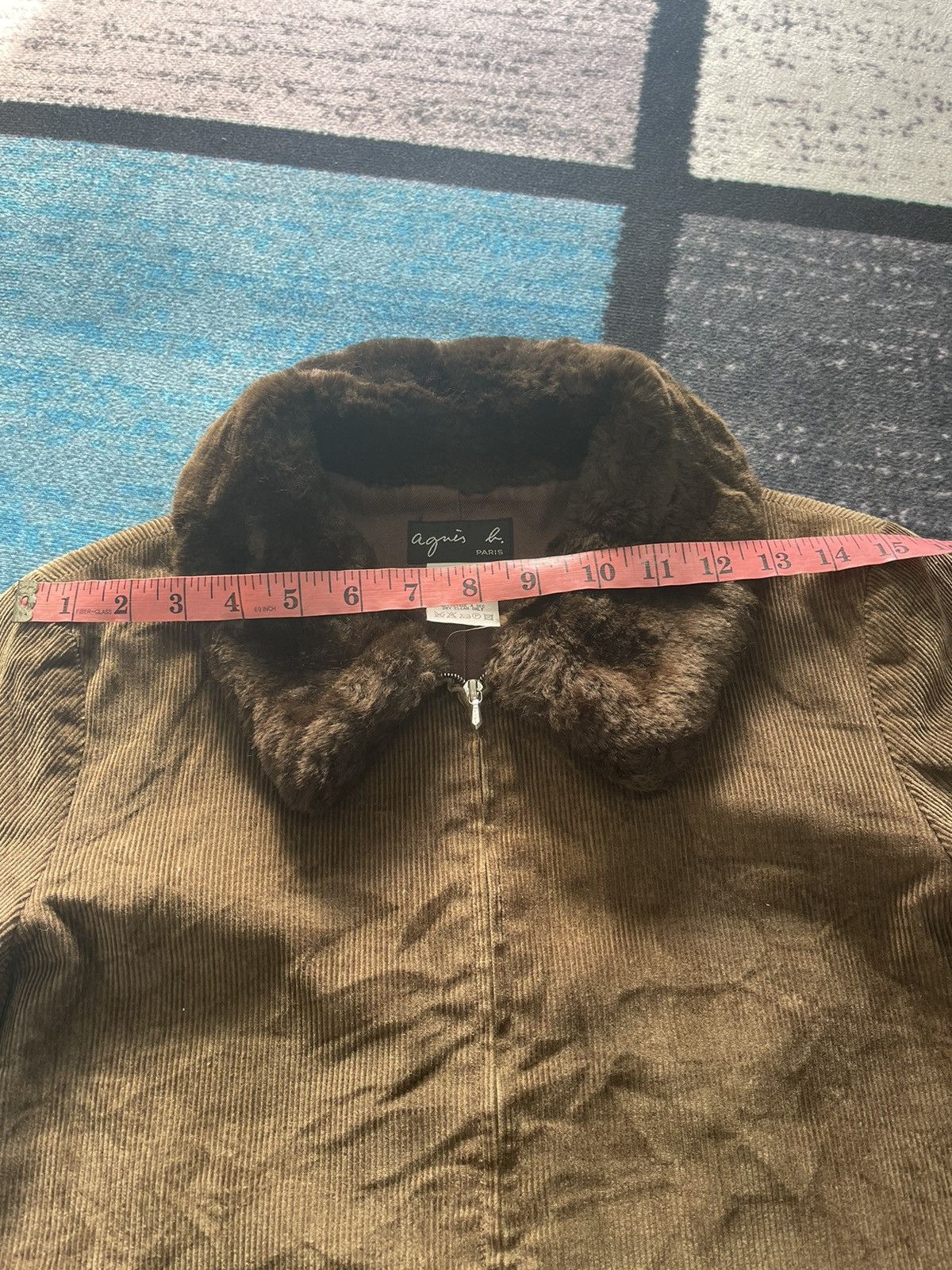 agnes b. VINTAGE AGNES.B RIRI ZIP QUDROY JACKET Size S / US 4 / IT 40 - 14 Thumbnail