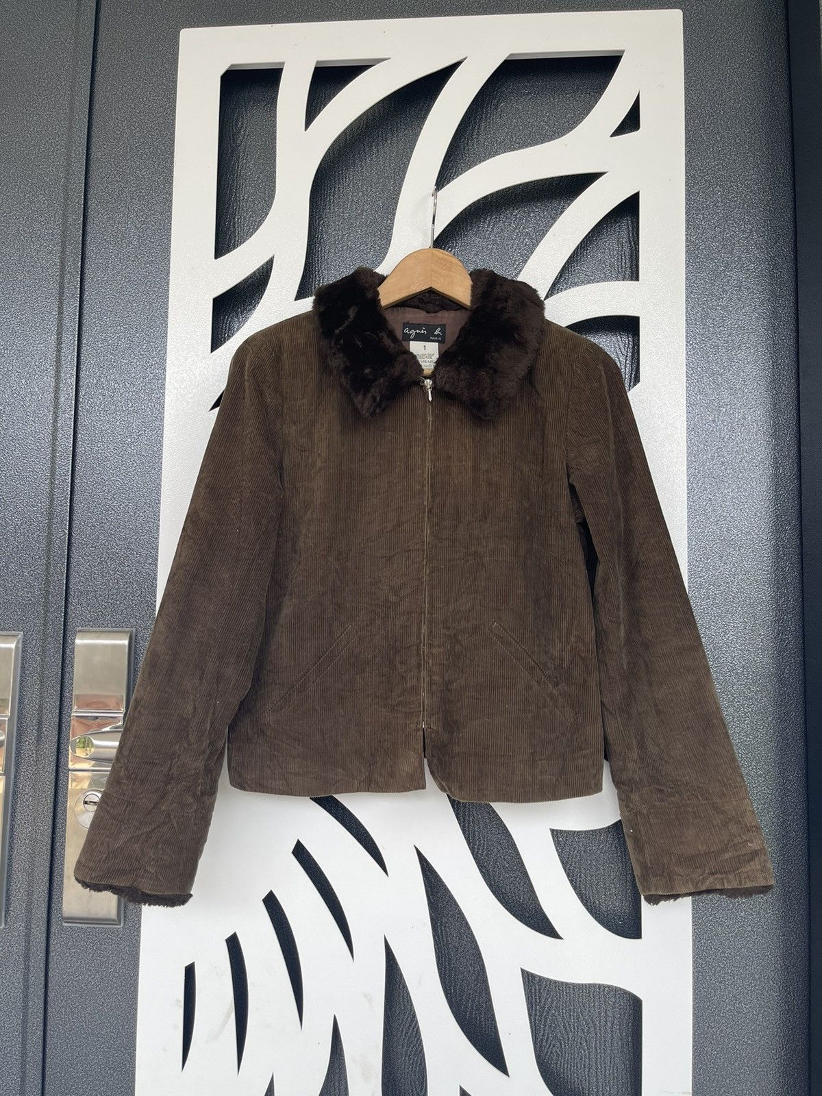 agnes b. VINTAGE AGNES.B RIRI ZIP QUDROY JACKET Size S / US 4 / IT 40 - 1 Thumbnail