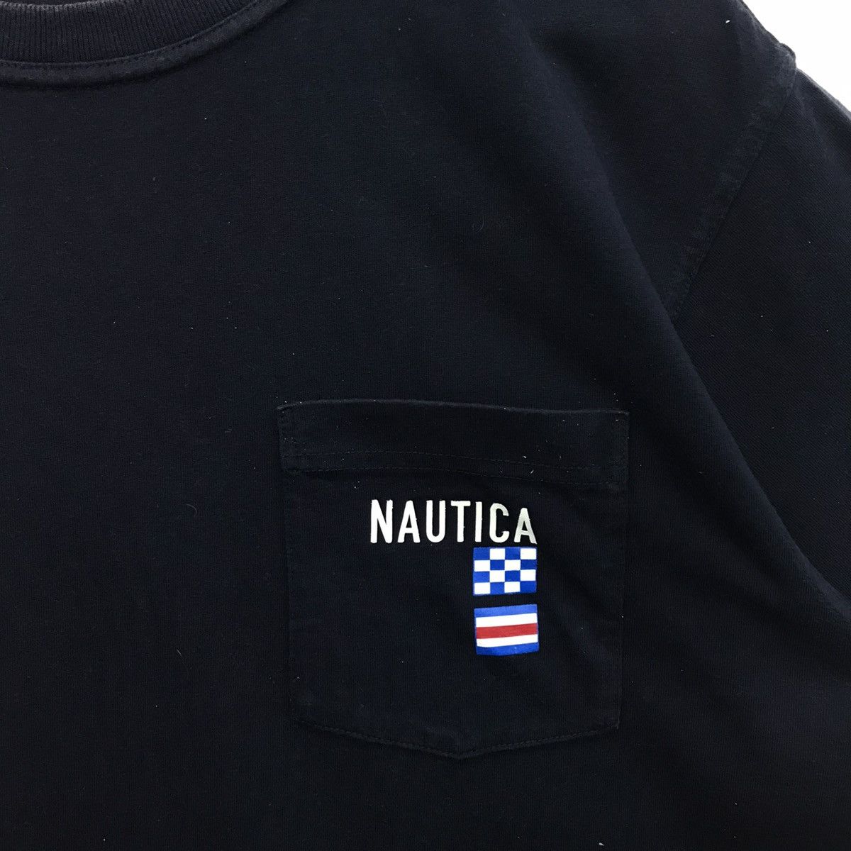 Nautica × Vintage *Rare!! Vintage Nautica sailing Ship Graphic Tee Size US L / EU 52-54 / 3 - 8 Thumbnail