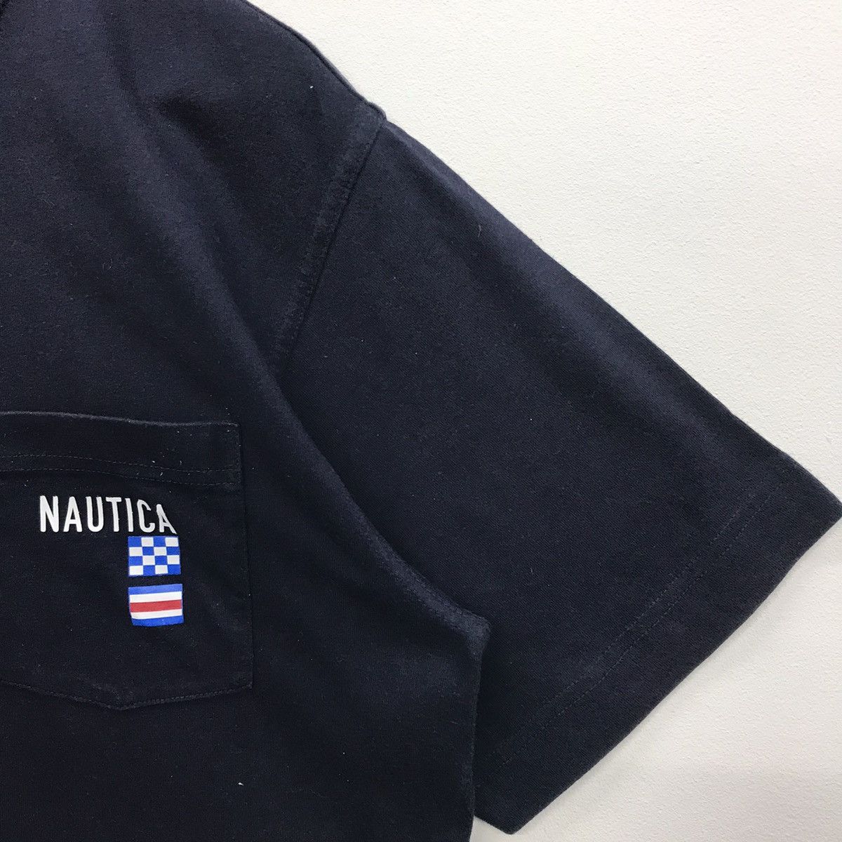 Nautica × Vintage *Rare!! Vintage Nautica sailing Ship Graphic Tee Size US L / EU 52-54 / 3 - 5 Thumbnail