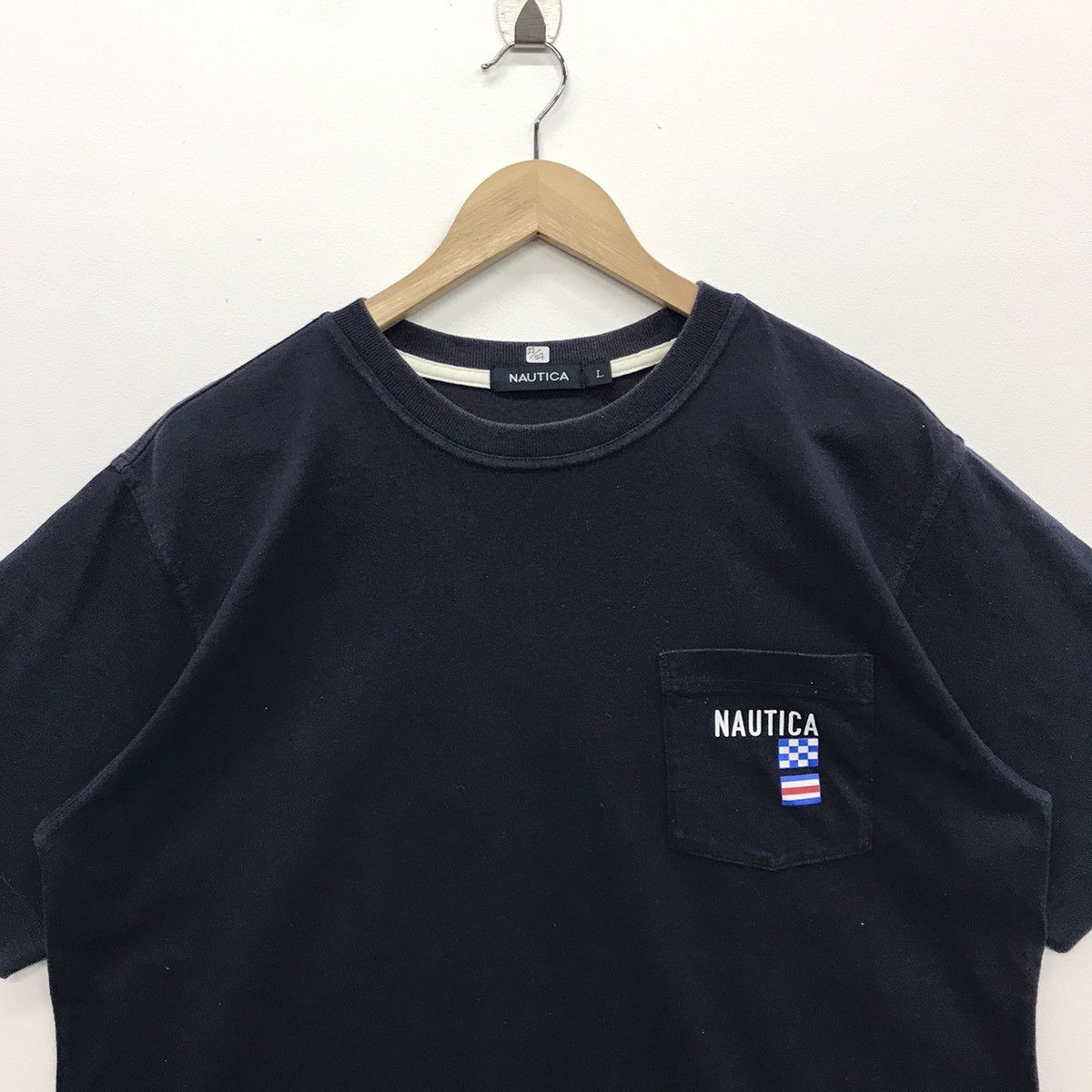 Nautica × Vintage *Rare!! Vintage Nautica sailing Ship Graphic Tee Size US L / EU 52-54 / 3 - 3 Thumbnail