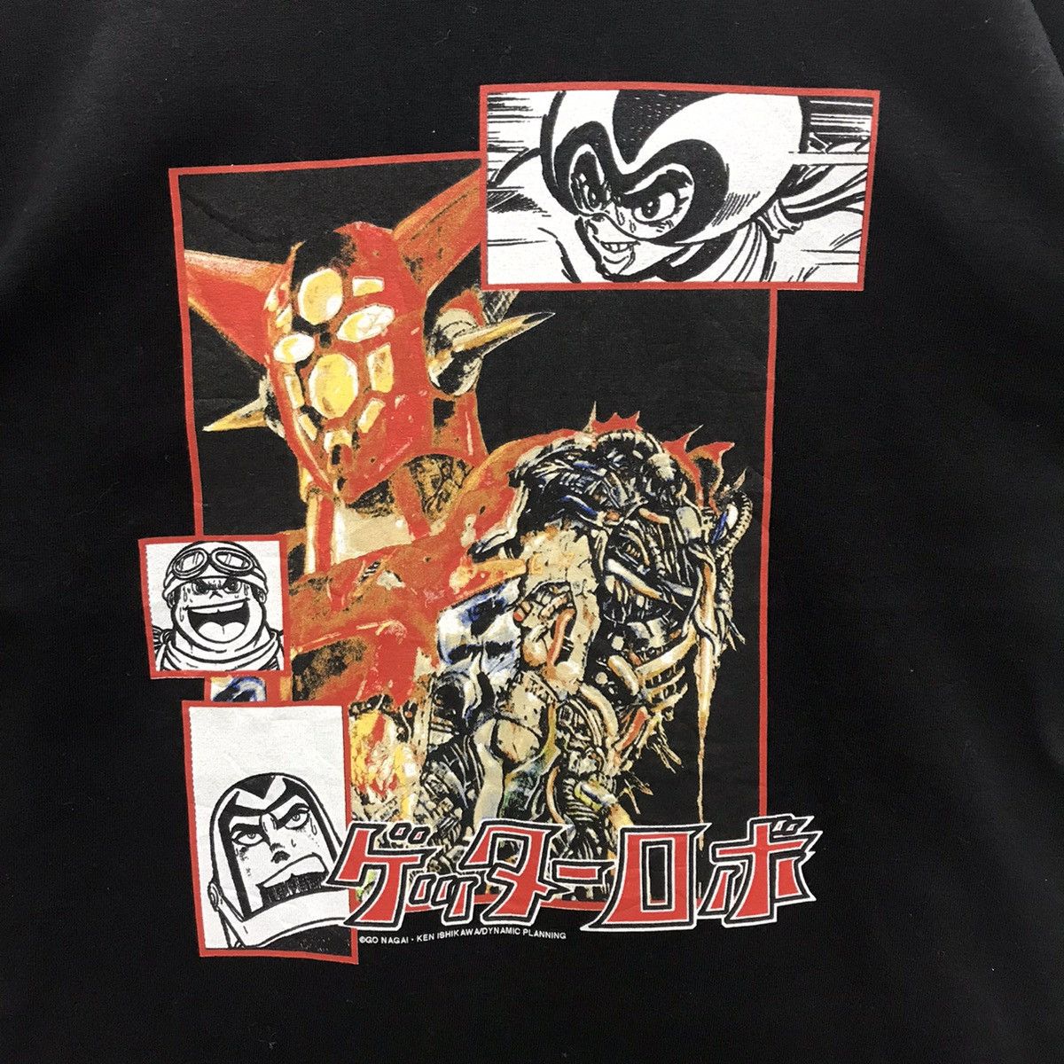 Anime × Vintage *Rare!! Vintage Getter Robo Anime Graphic Tee 90s usa Size US M / EU 48-50 / 2 - 4 Thumbnail