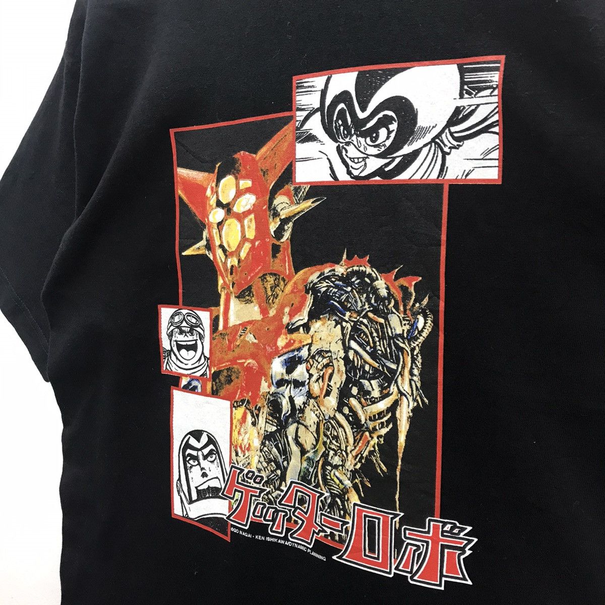 Anime × Vintage *Rare!! Vintage Getter Robo Anime Graphic Tee 90s usa Size US M / EU 48-50 / 2 - 9 Thumbnail