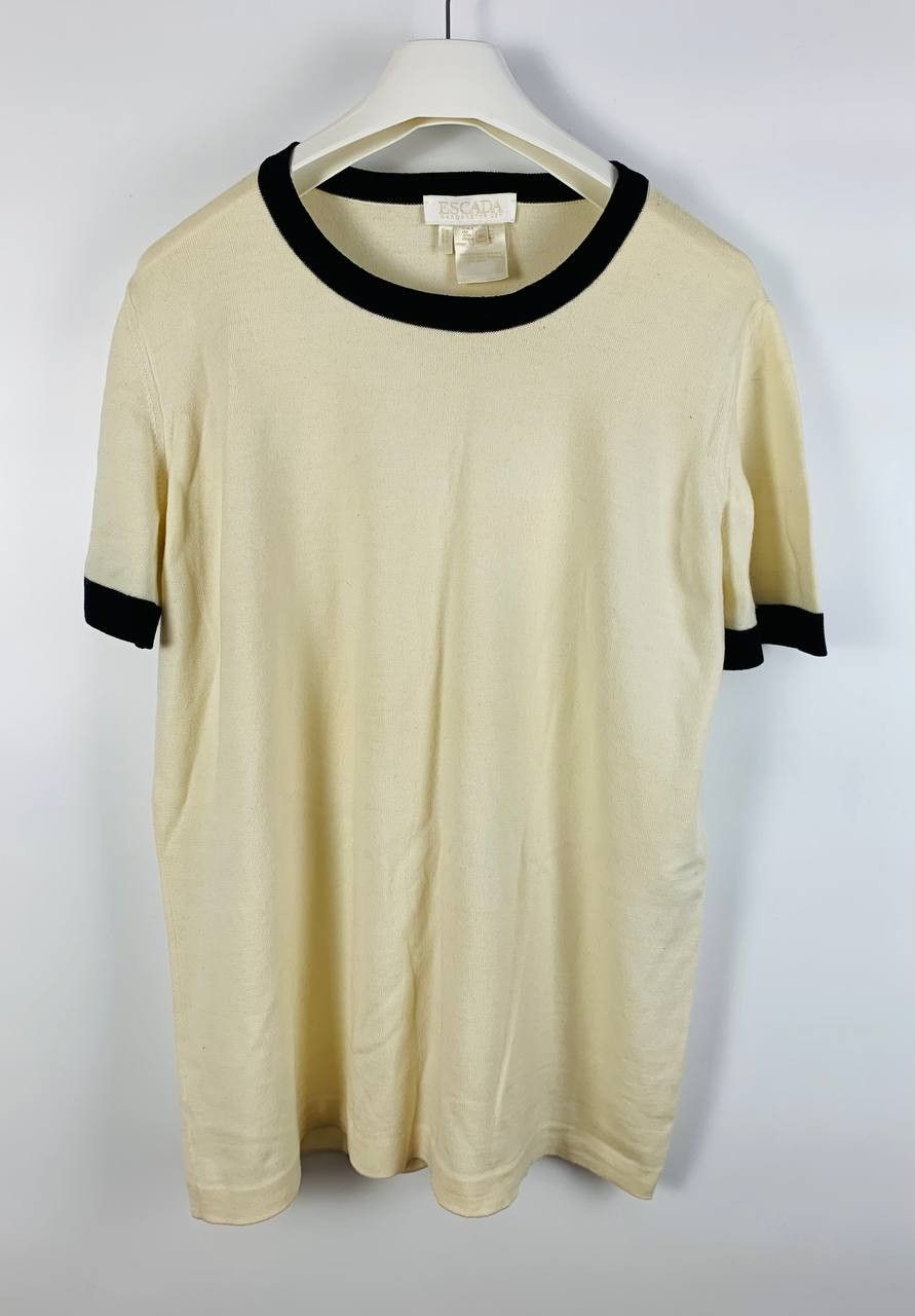 Escada Escada sweater wool coton beige 44 Size M / US 6-8 / IT 42-44 - 1 Thumbnail