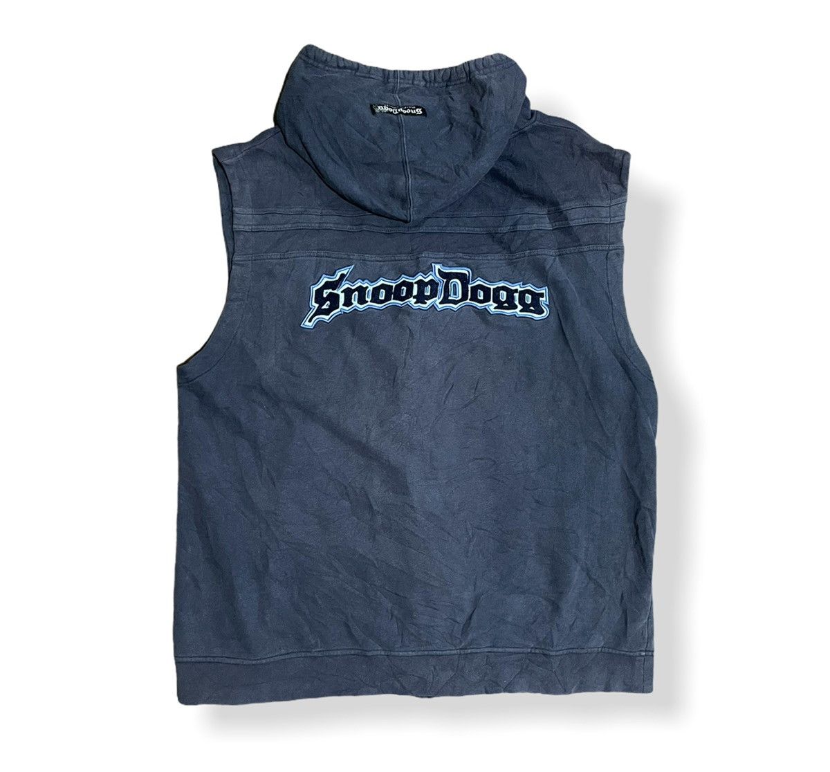 Rap Tees Snoop Dogg Vintage VTG Snoop Dogg 213 Distressed Sun Faded Sleeveless Hoodie Grailed