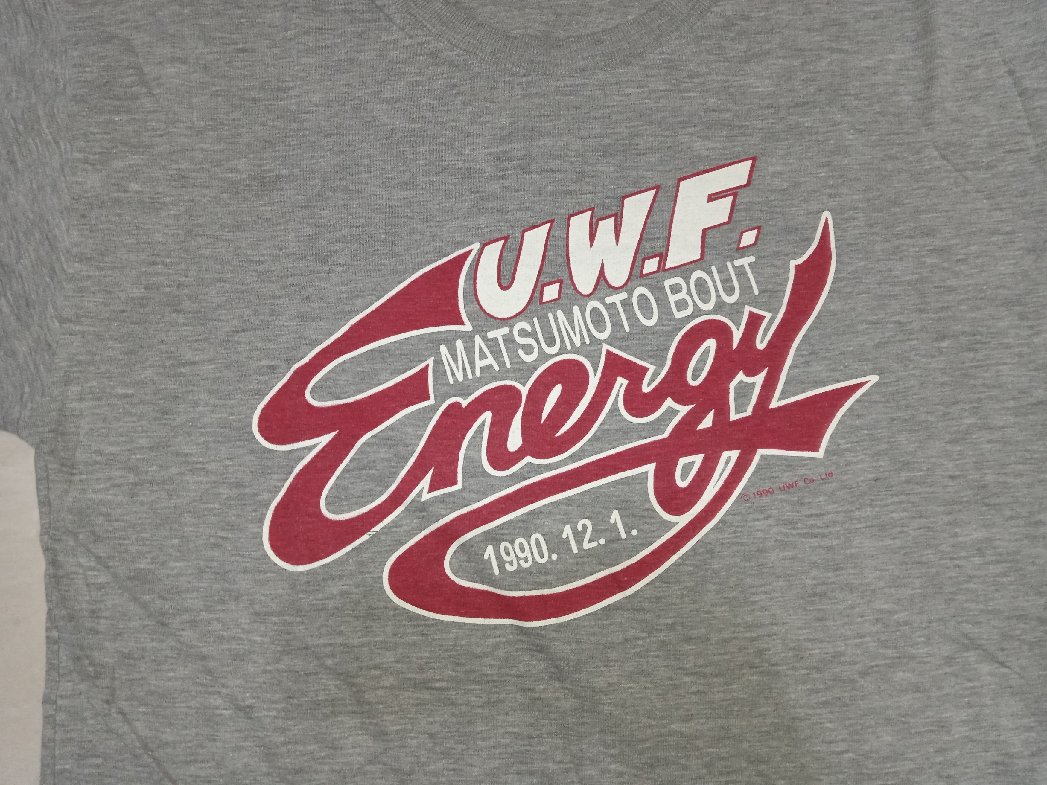 Other Vintage 90s UWF Japan Pro Wrestling 1990 T Shirt Size US M / EU 48-50 / 2 - 3 Thumbnail