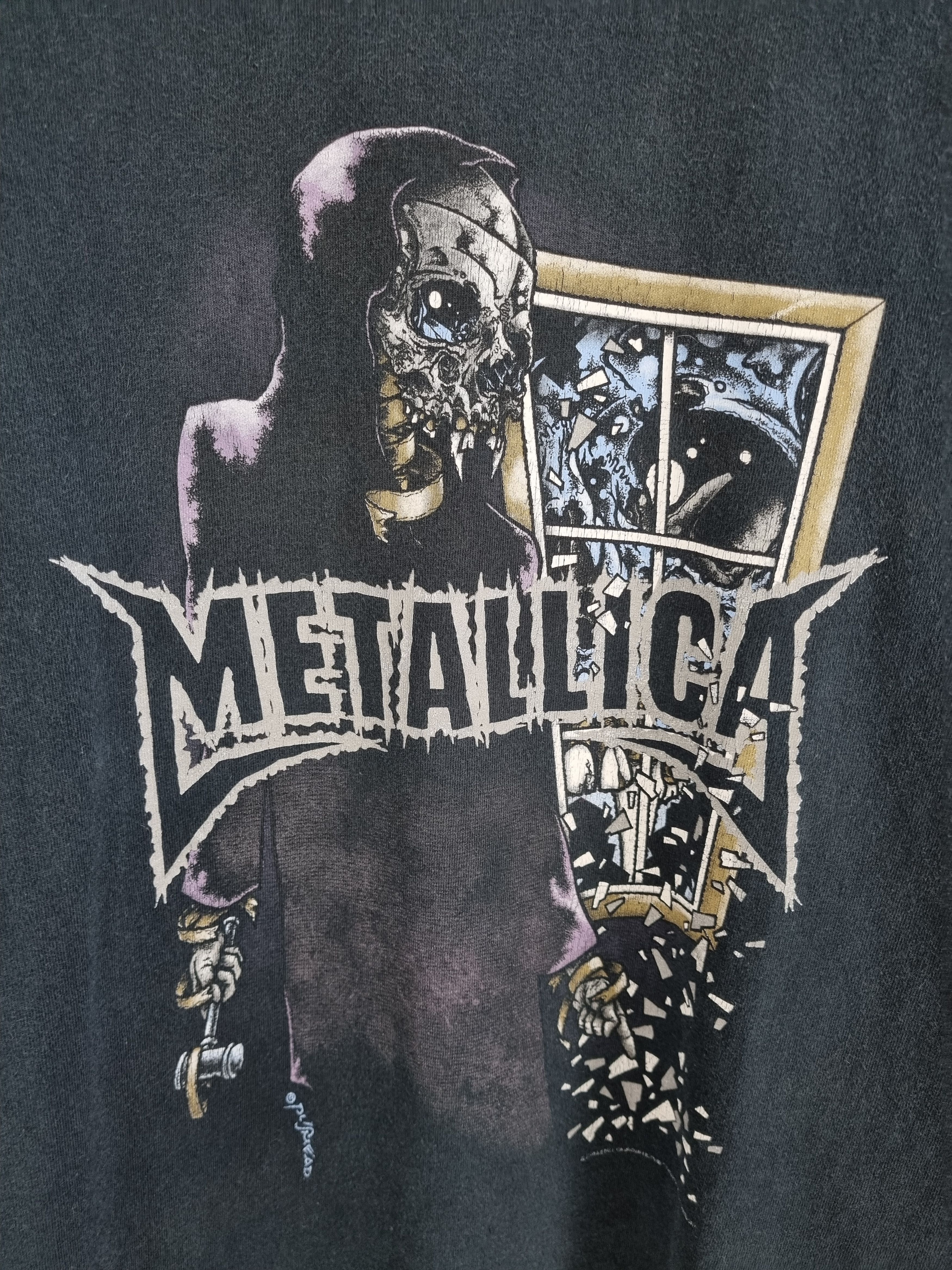 Band Tees × Metallica × Vintage Vintage Metallica Rare Print vintage Tee shirt Size US M / EU 48-50 / 2 - 3 Thumbnail