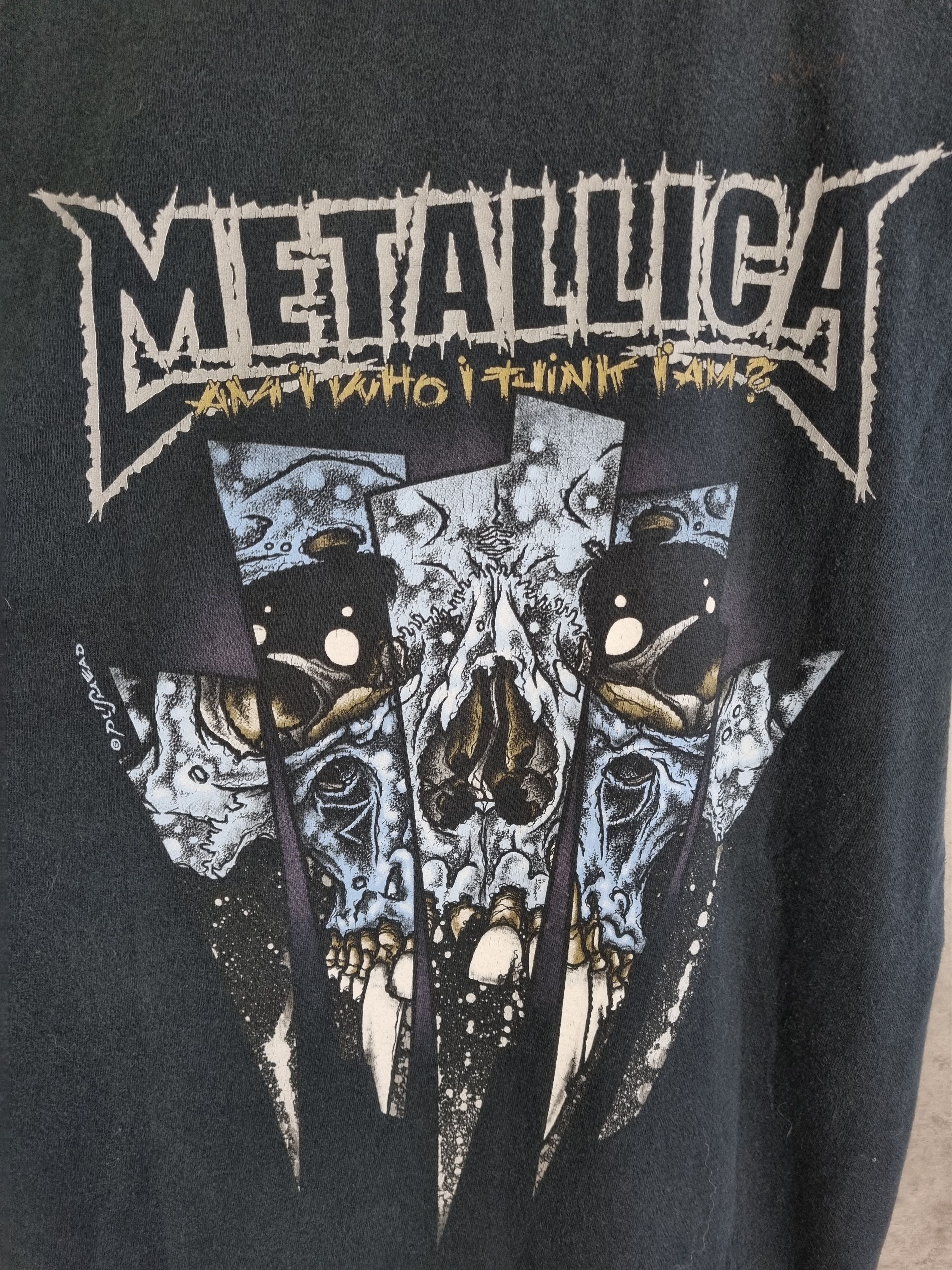 Band Tees × Metallica × Vintage Vintage Metallica Rare Print vintage Tee shirt Size US M / EU 48-50 / 2 - 5 Thumbnail