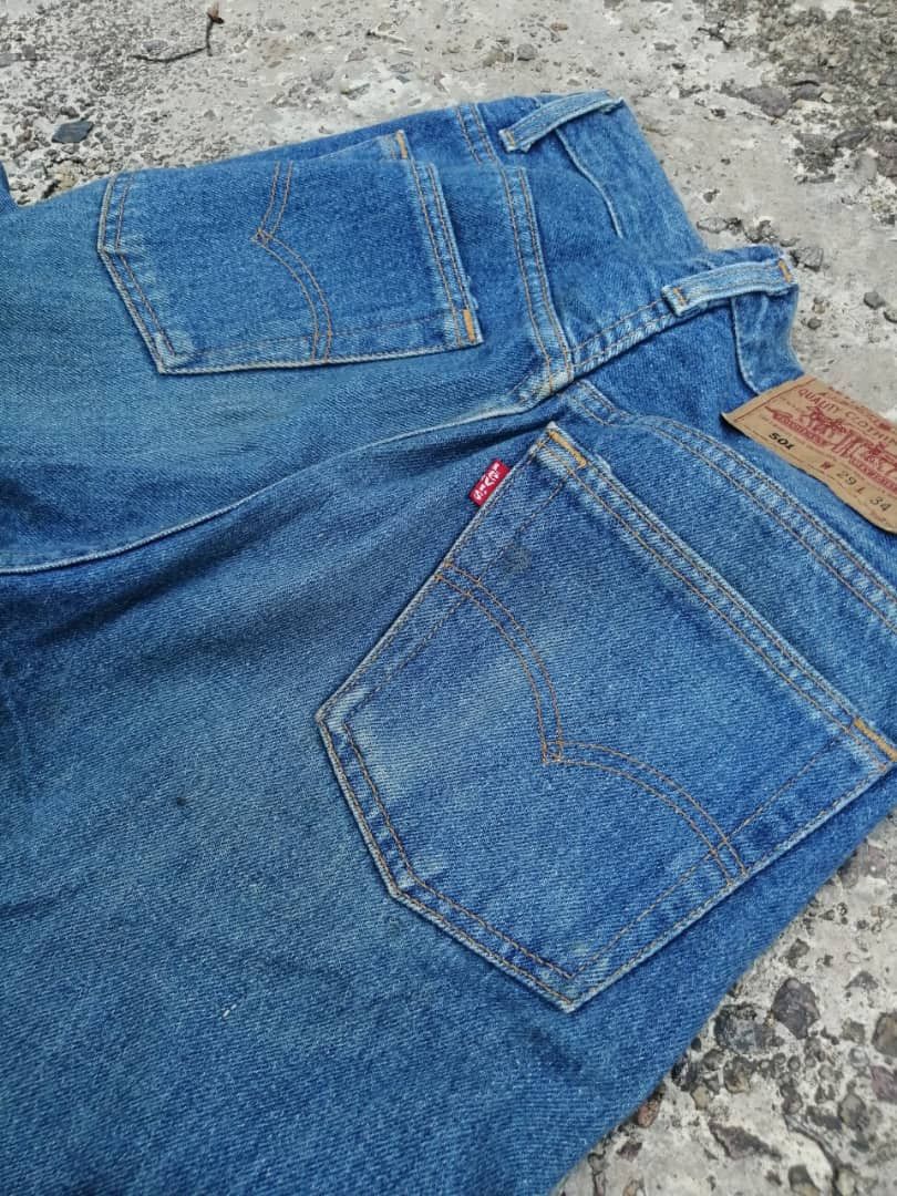 Levi's × Levi's Vintage Clothing Jeans Levi's 501 Vintage 90s Rusty Dirty Denim Size US 29 - 17 Thumbnail