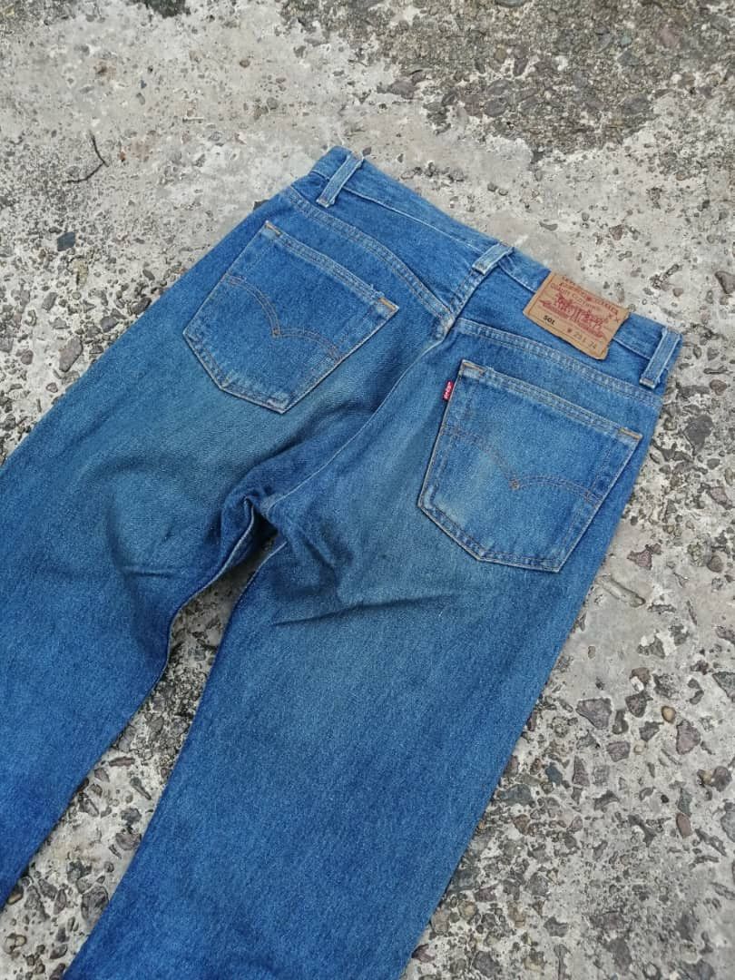 Levi's × Levi's Vintage Clothing Jeans Levi's 501 Vintage 90s Rusty Dirty Denim Size US 29 - 16 Thumbnail