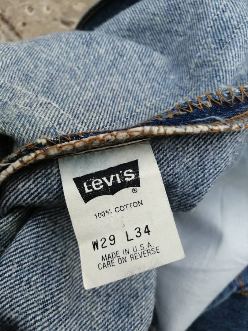 Levi's × Levi's Vintage Clothing Jeans Levi's 501 Vintage 90s Rusty Dirty Denim Size US 29 - 14 Thumbnail