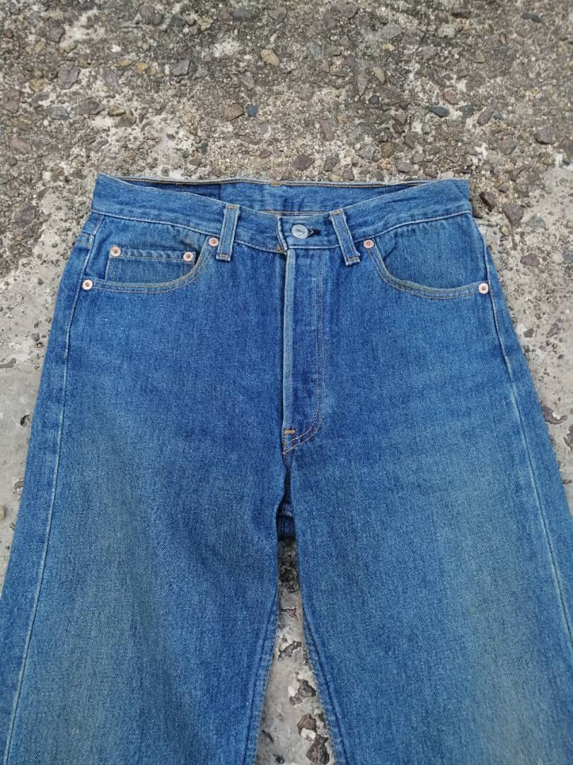 Levi's × Levi's Vintage Clothing Jeans Levi's 501 Vintage 90s Rusty Dirty Denim Size US 29 - 3 Thumbnail