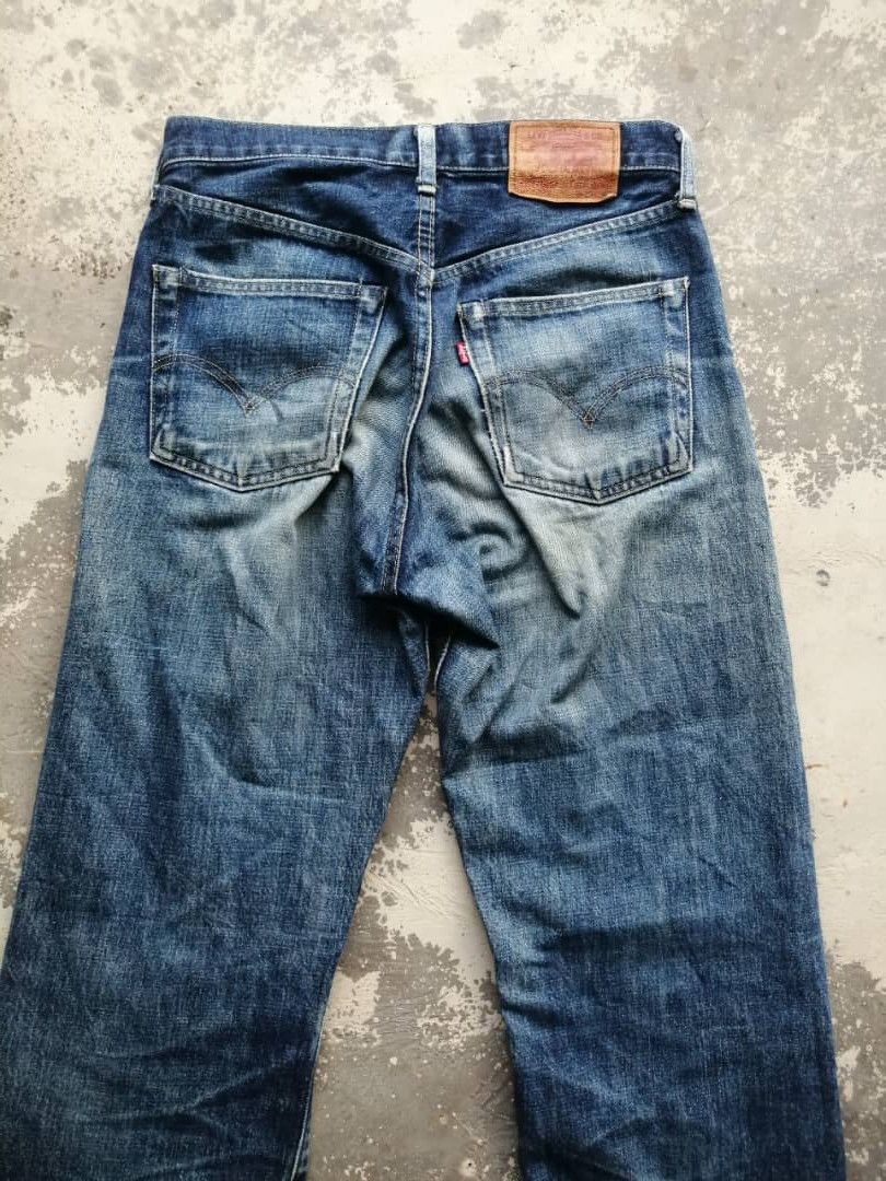 Levi's Vintage Clothing RARE🔥Light Wash Vintage Levi's 503B Redline Jeans Distress Size US 29 - 19 Thumbnail