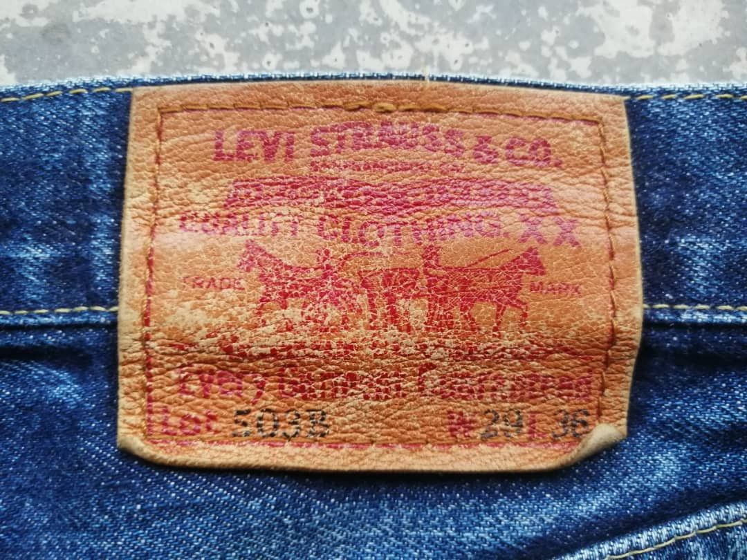 Levi's Vintage Clothing RARE🔥Light Wash Vintage Levi's 503B Redline Jeans Distress Size US 29 - 22 Thumbnail