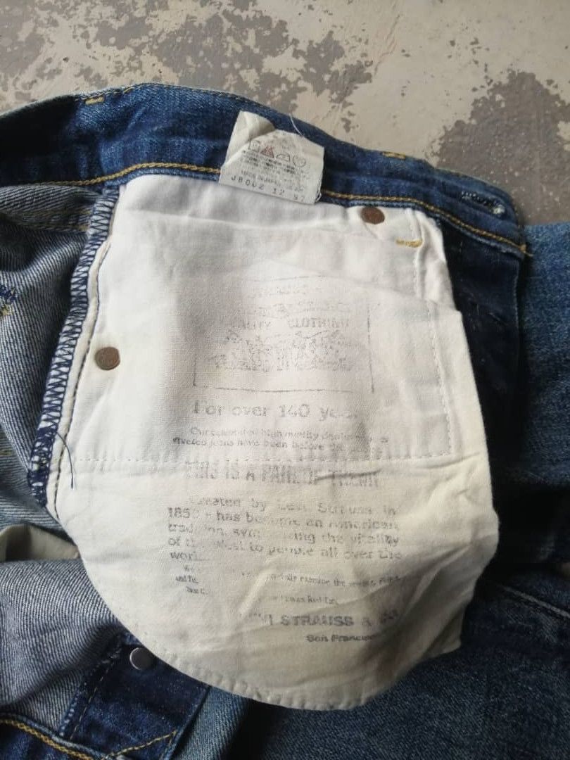 Levi's Vintage Clothing RARE🔥Light Wash Vintage Levi's 503B Redline Jeans Distress Size US 29 - 16 Thumbnail