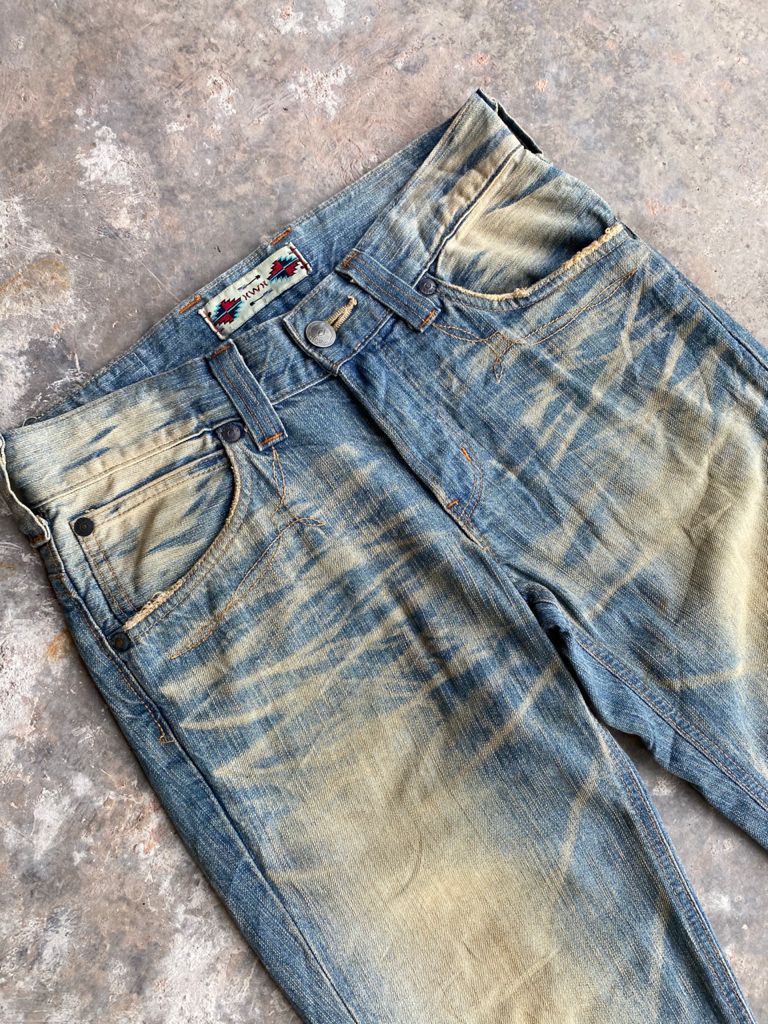 Edwin × If Six Was Nine Flare Jeans Vintage Japanese Edwin Rusty Distressed Denim Size US 28 / EU 44 - 4 Thumbnail
