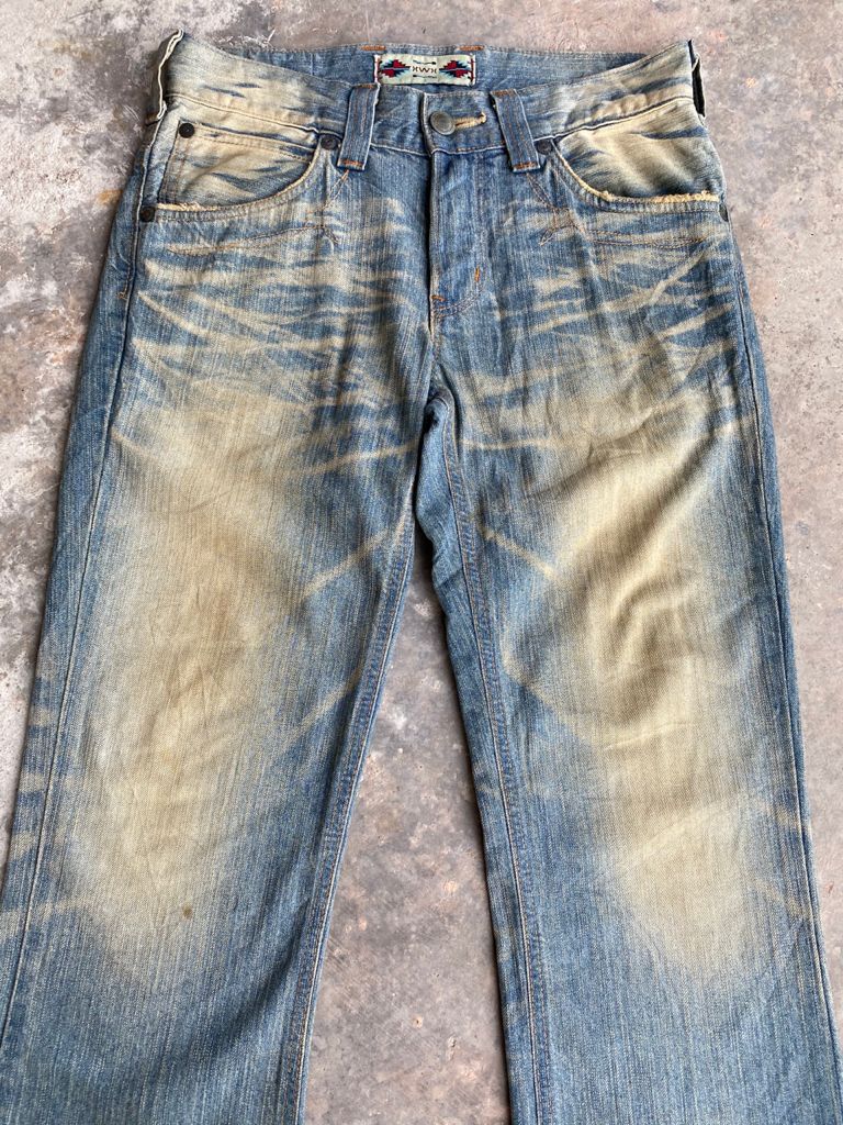 Edwin × If Six Was Nine Flare Jeans Vintage Japanese Edwin Rusty Distressed Denim Size US 28 / EU 44 - 3 Thumbnail