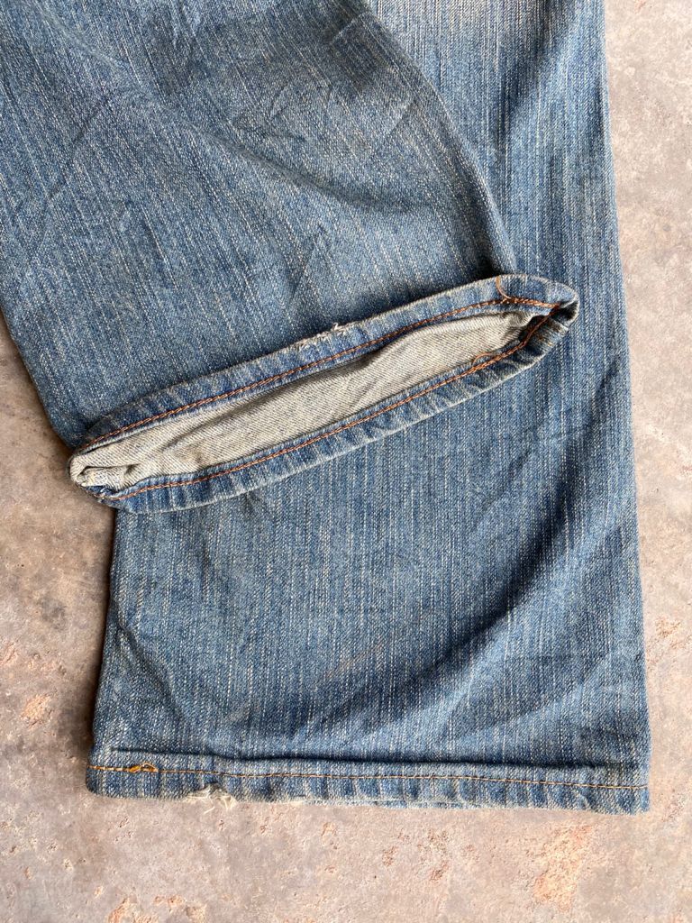 Edwin × If Six Was Nine Flare Jeans Vintage Japanese Edwin Rusty Distressed Denim Size US 28 / EU 44 - 7 Thumbnail