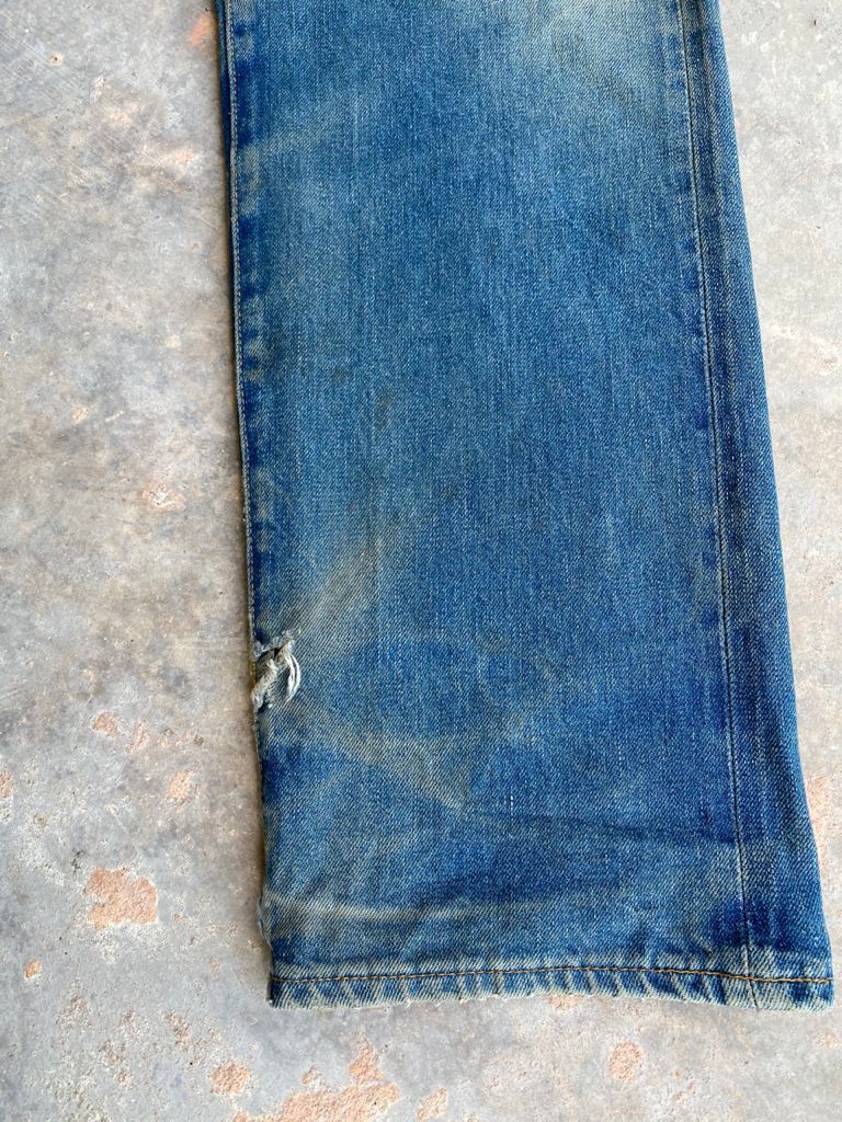 Levi's × Levi's Vintage Clothing Levis 501 Vintage big E Redline Dirty Distressed Denim Size US 29 - 11 Thumbnail