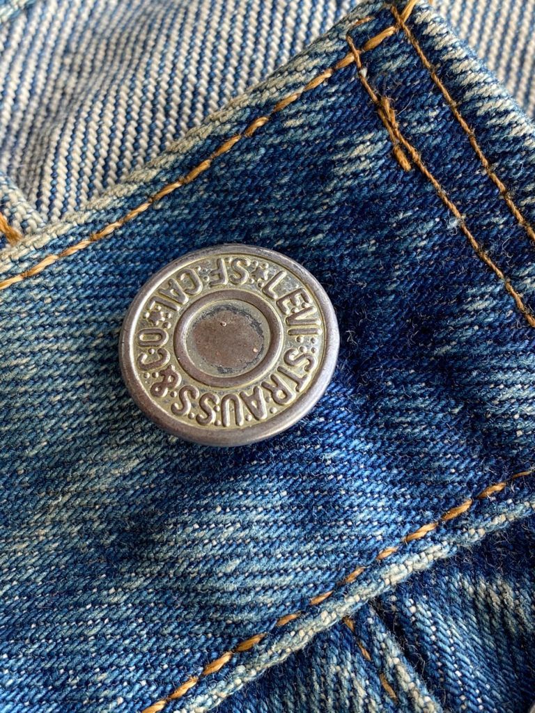 Levi's × Levi's Vintage Clothing Levis 501 Vintage big E Redline Dirty Distressed Denim Size US 29 - 14 Thumbnail
