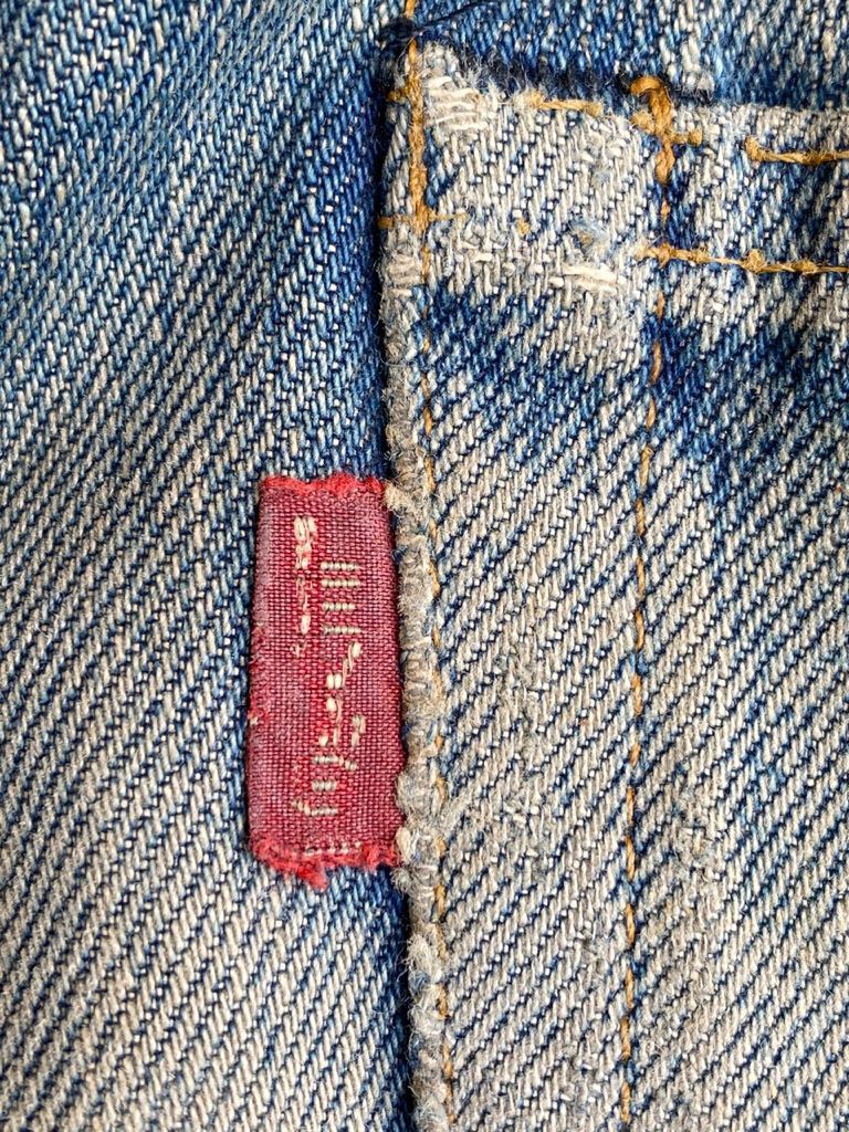 Levi's × Levi's Vintage Clothing Levis 501 Vintage big E Redline Dirty Distressed Denim Size US 29 - 23 Thumbnail