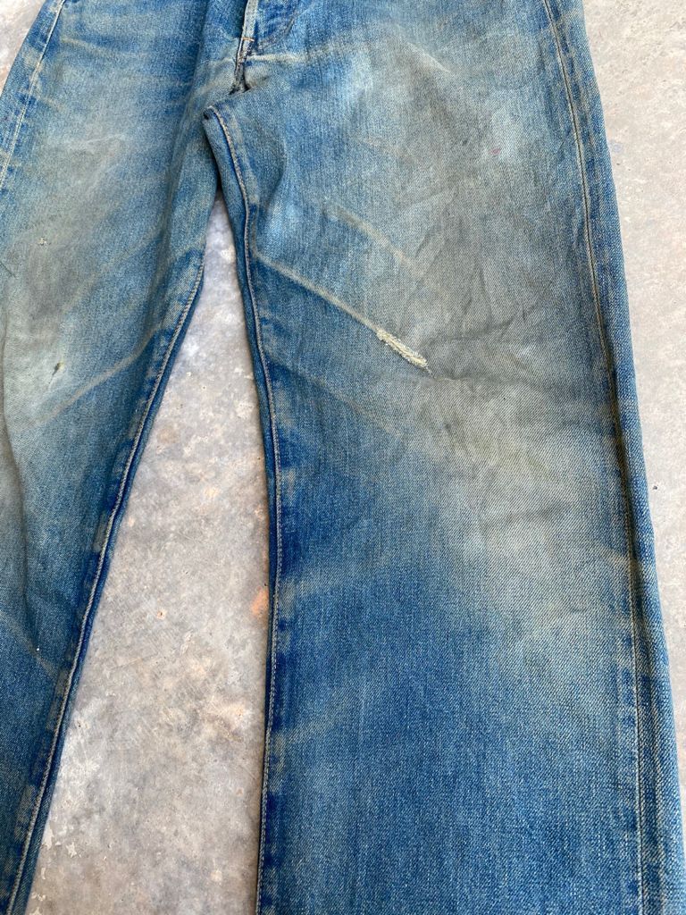 Levi's × Levi's Vintage Clothing Levis 501 Vintage big E Redline Dirty Distressed Denim Size US 29 - 10 Thumbnail