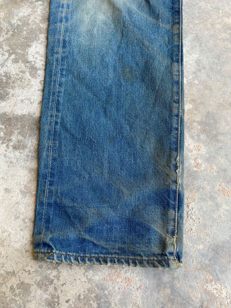 Levi's × Levi's Vintage Clothing Levis 501 Vintage big E Redline Dirty Distressed Denim Size US 29 - 9 Thumbnail
