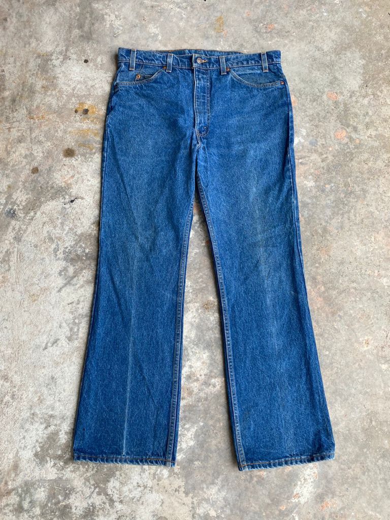Levi's Vintage Clothing RARE🔥90s Vintage Levi's 517 Orange Tab Flared Jeans USA Size US 36 / EU 52 - 1 Thumbnail