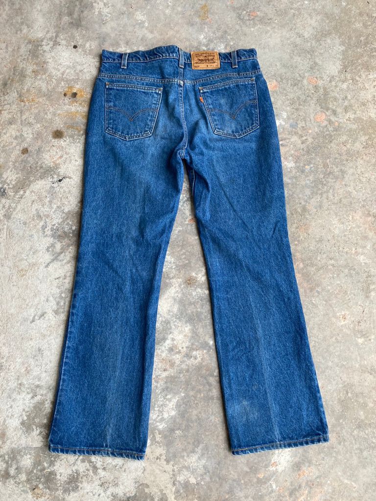 Levi's Vintage Clothing RARE🔥90s Vintage Levi's 517 Orange Tab Flared Jeans USA Size US 36 / EU 52 - 3 Thumbnail